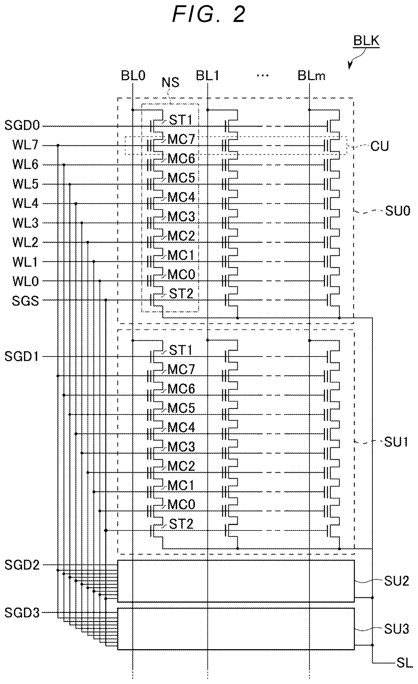 Patent US11785773 Figure 2 – Semiconductor storage device and method for manufacturing the same