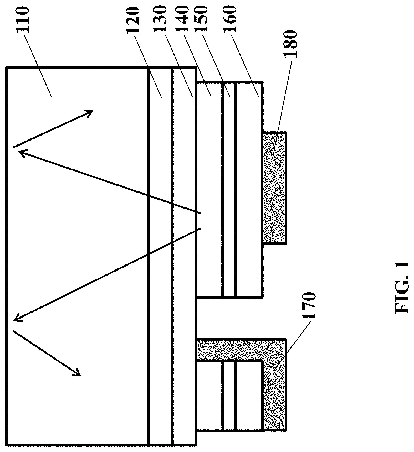 Patent US11785793 — Flip-chip light emitting diode and manufacturing method thereof — Figure 1