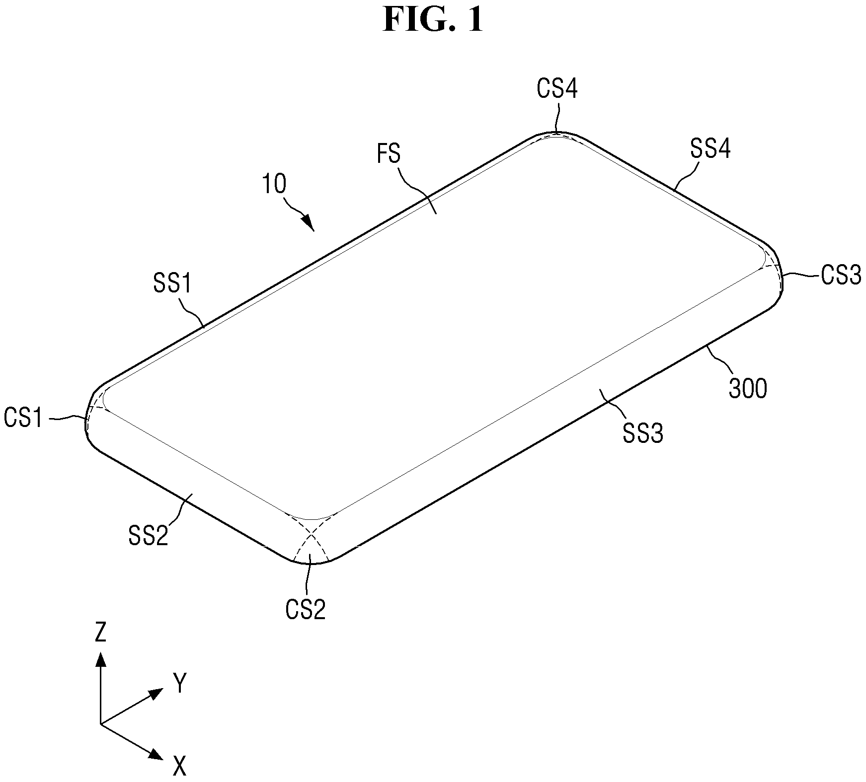 Patent US11785797 — Display device — Figure 1