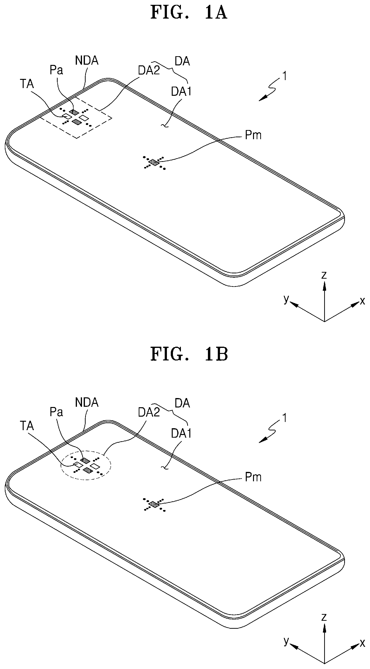 Patent US11785799 — Display apparatus including multi-base and multi-barrier layer substrate — Figure 1
