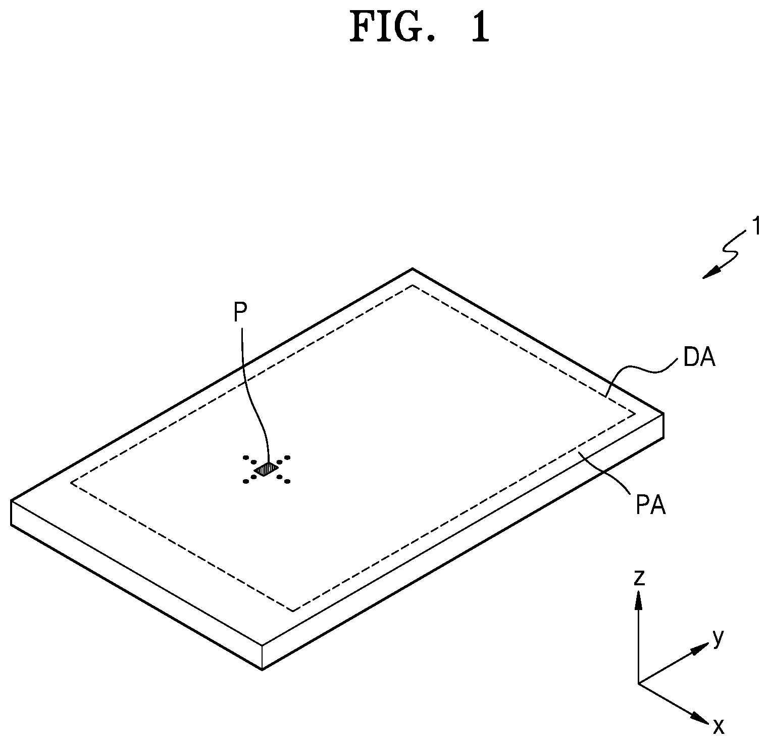 Patent US11785807 Figure 1 – Display apparatus