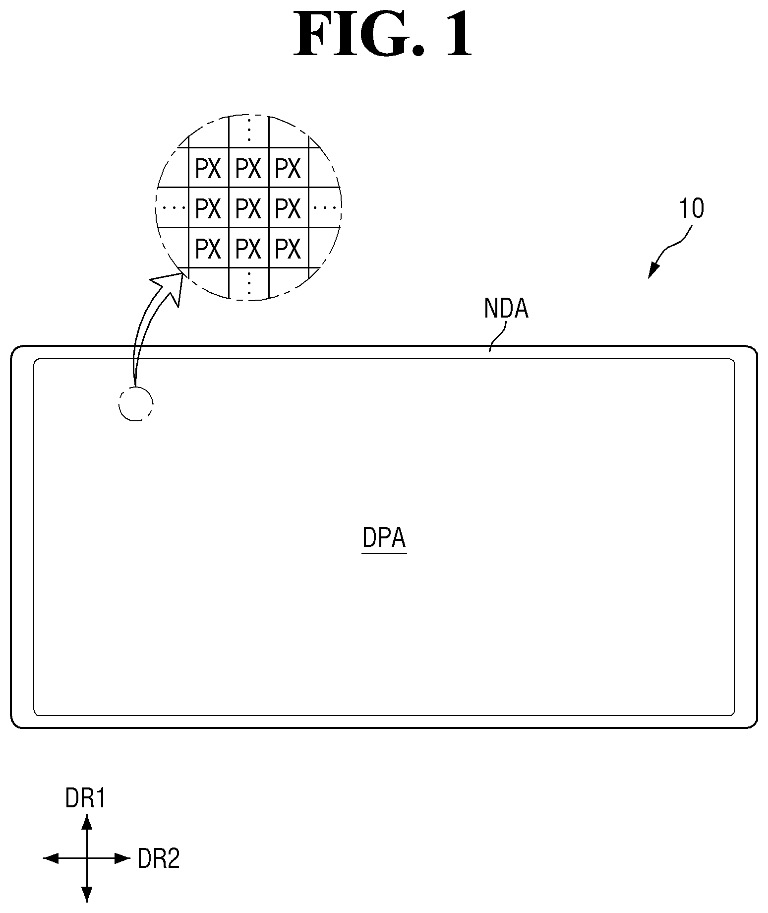 Patent US11785809 Figure 1 – Display device