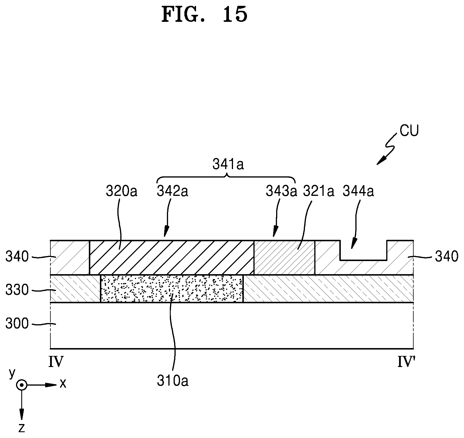 Patent US11785822 Figure 15 – Display apparatus including concave portion