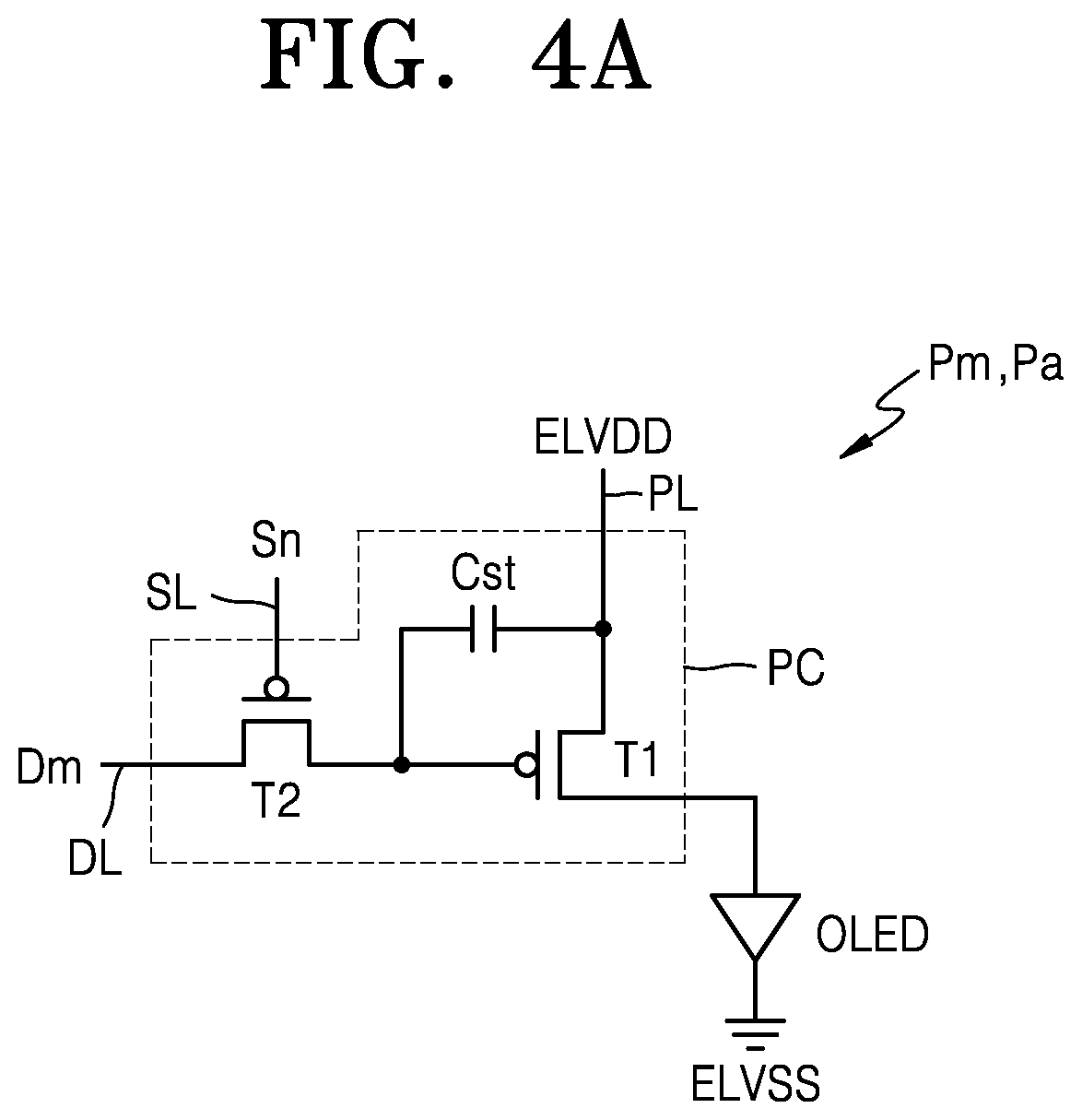 Patent US11785829 Figure 4 – Display apparatus and method of manufacturing the same, the method including depositing different electrode portions by moving a mask