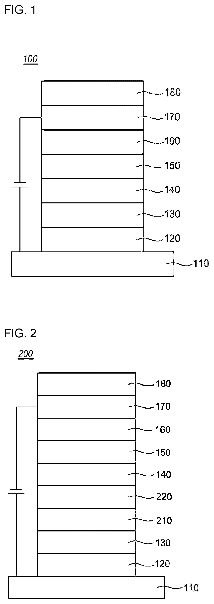 Patent US11785847 — Compound for organic electronic element, organic electronic element using the same, and an electronic device thereof — Figure 1