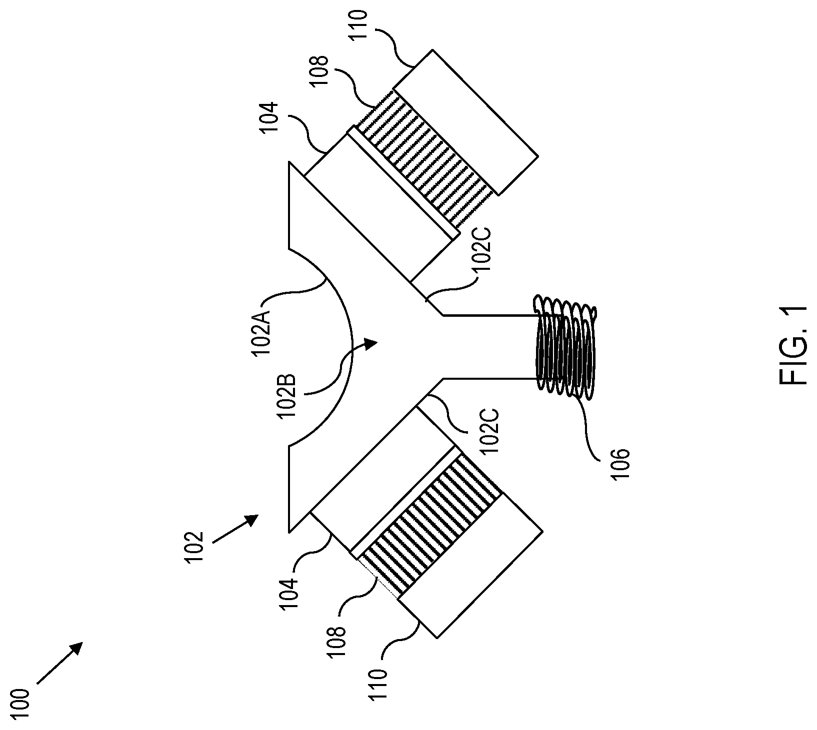 Patent US11785848 — Heat to electric conversion — Figure 1