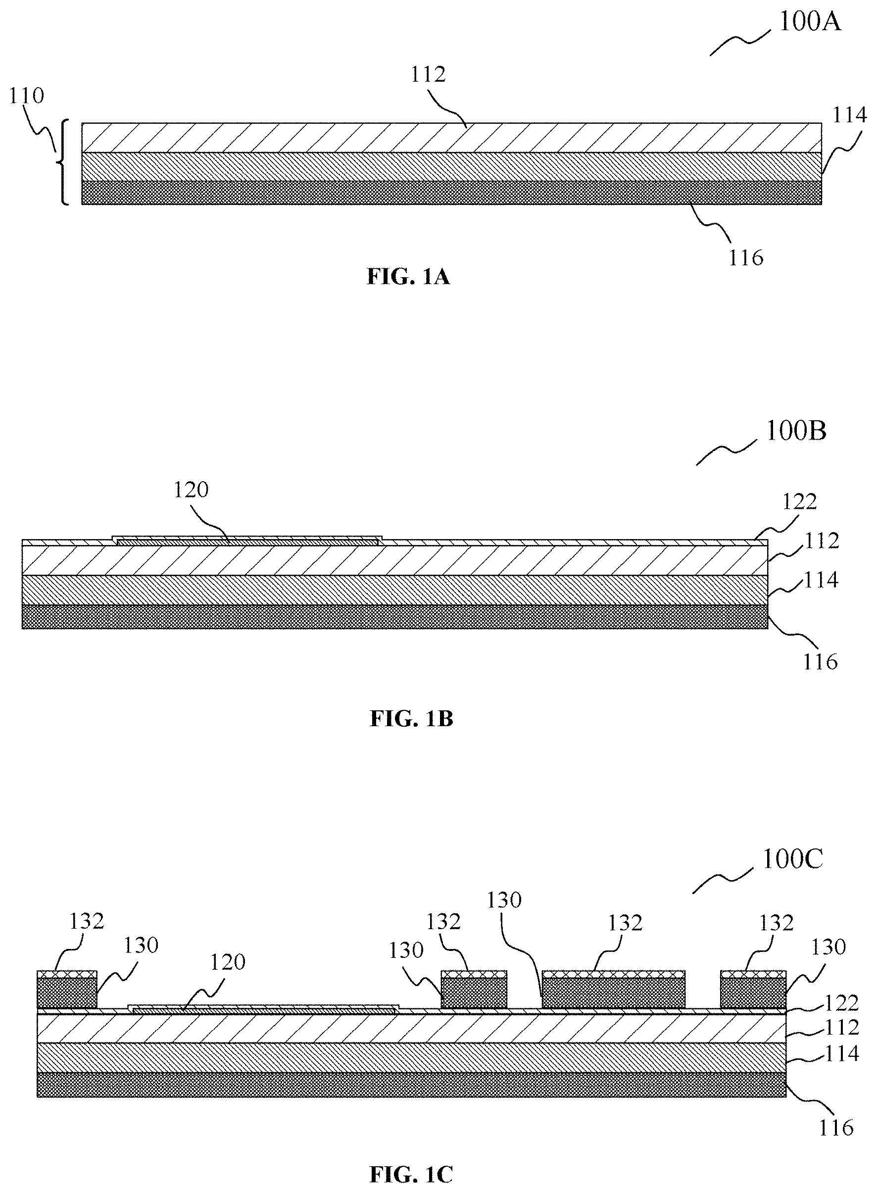 Patent US11785852 — Microphone device with single crystal piezoelectric film and method of forming the same — Figure 1