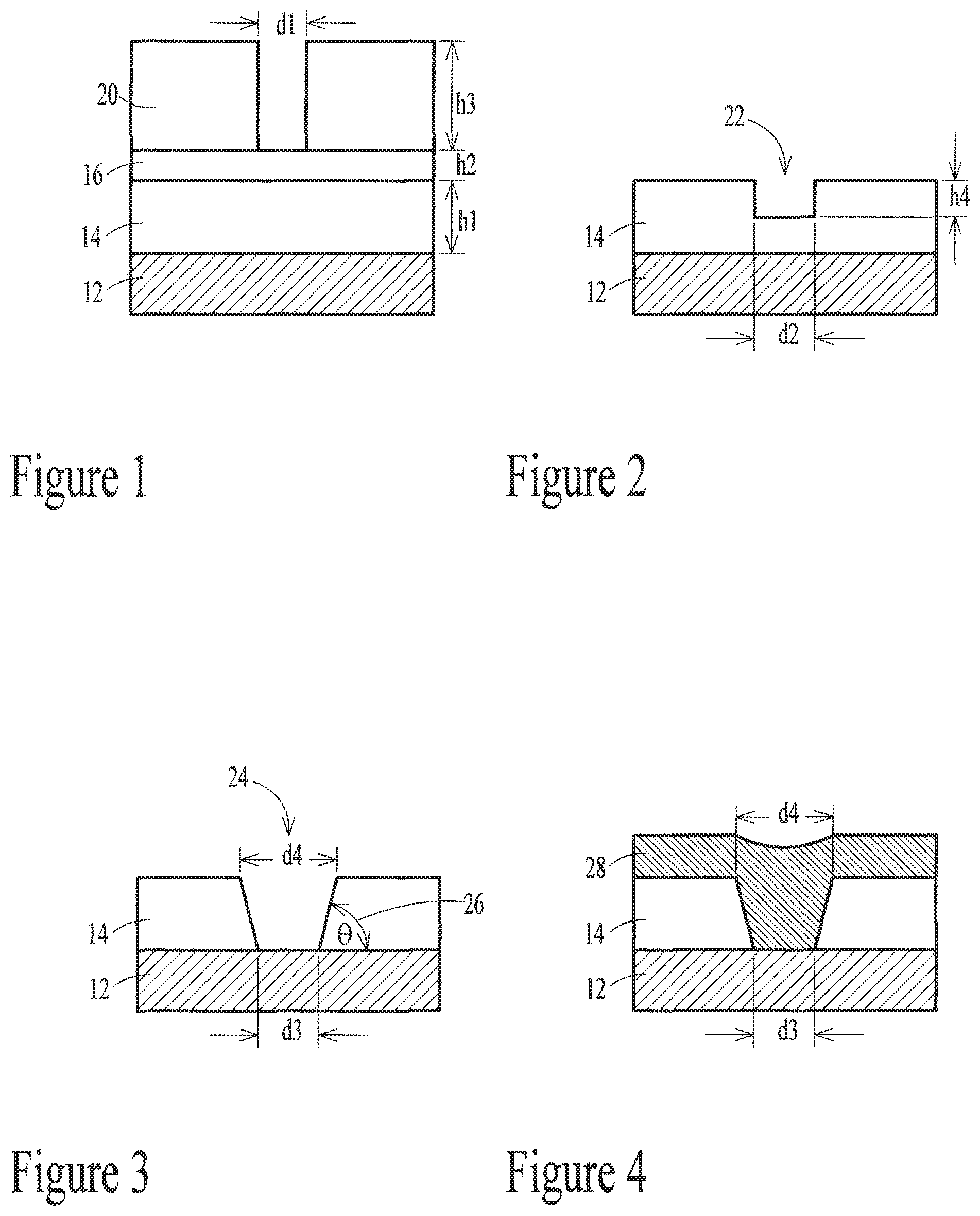 Patent US11785863 — Under-cut via electrode for sub 60nm etchless MRAM devices by decoupling the via etch process — Figure 1