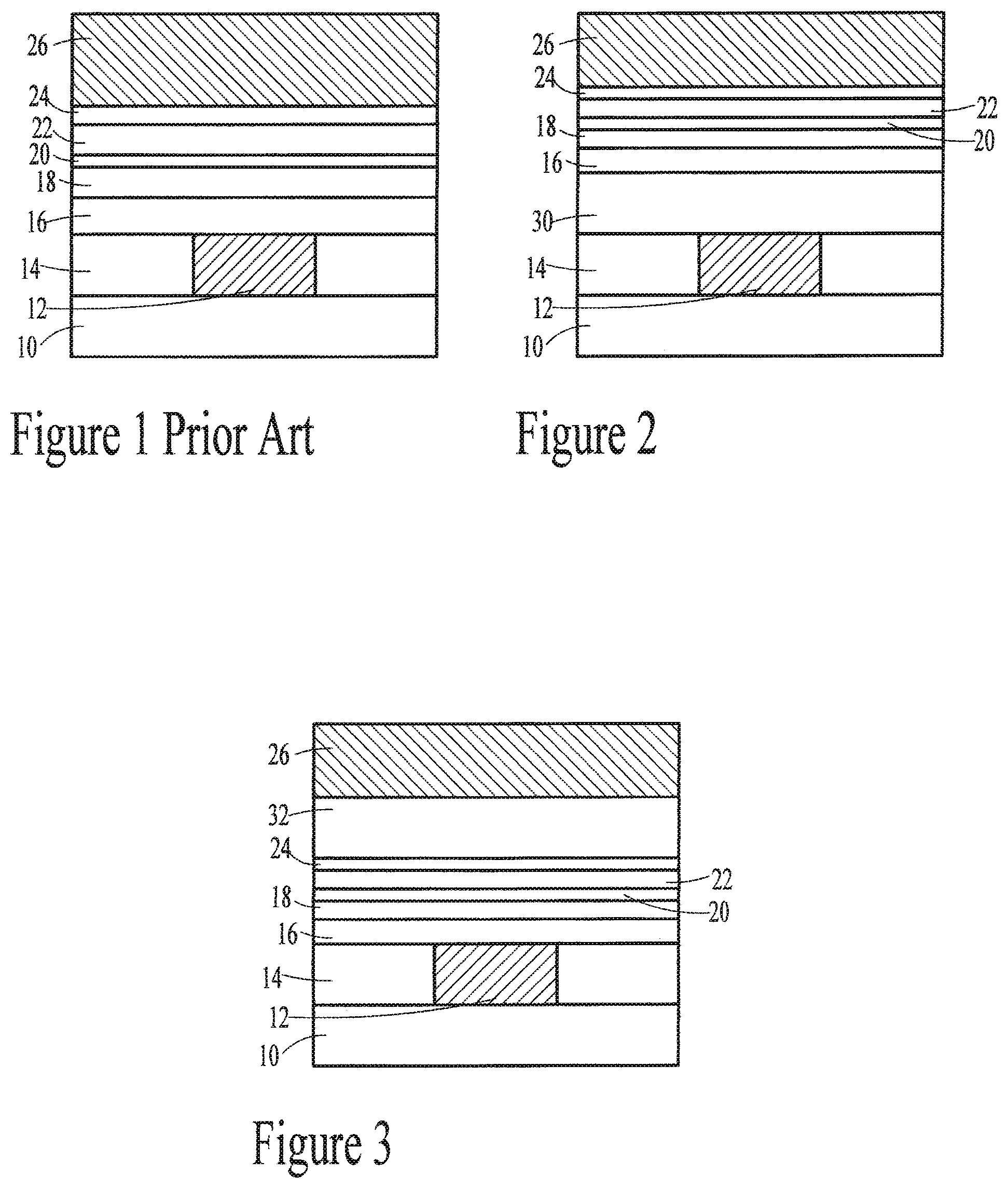 Patent US11785864 — MTJ device performance by adding stress modulation layer to mtj device structure — Figure 1