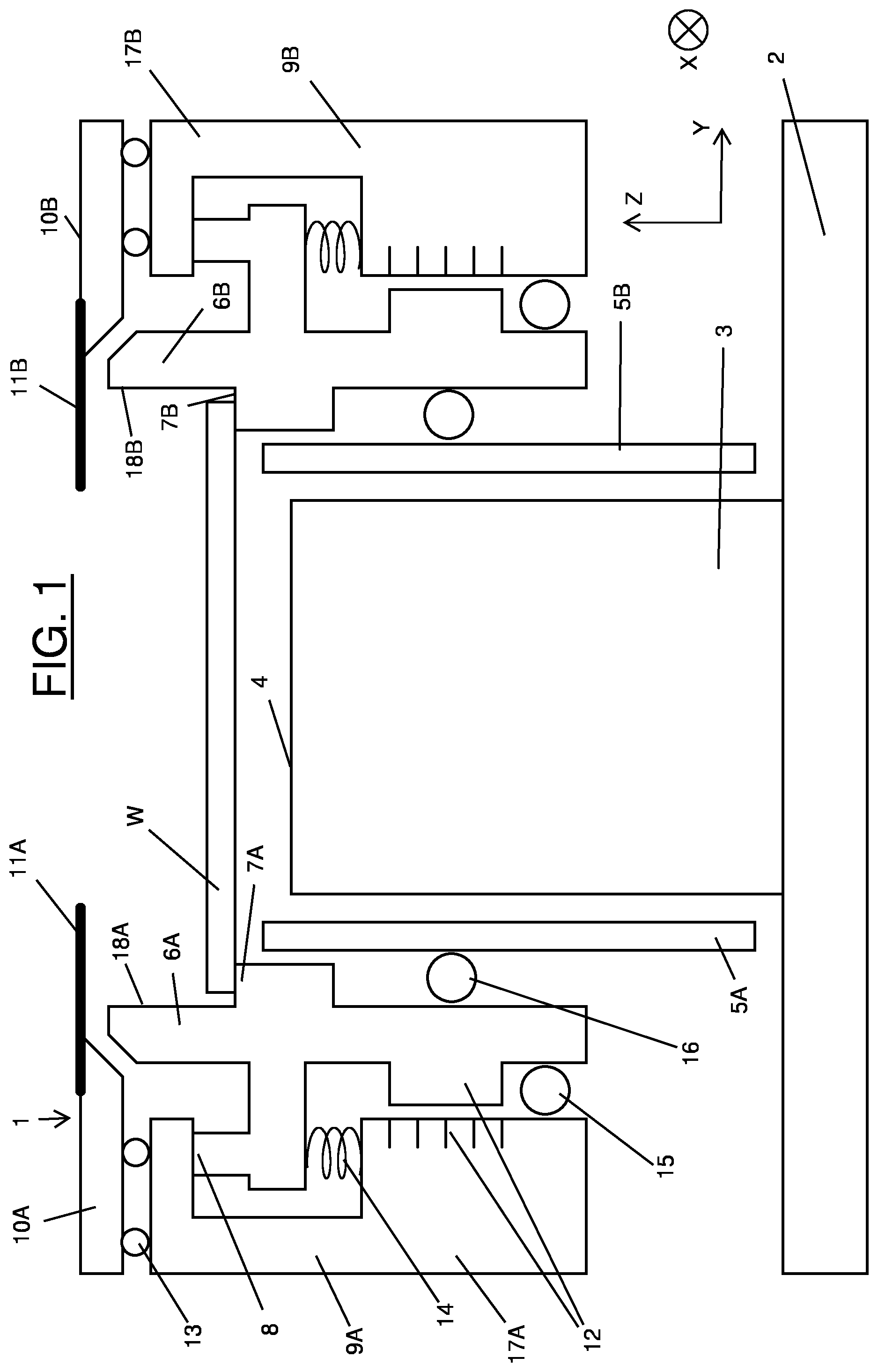 Patent US11787000 — Method for gripping variable thickness workpieces in a printing machine — Figure 1