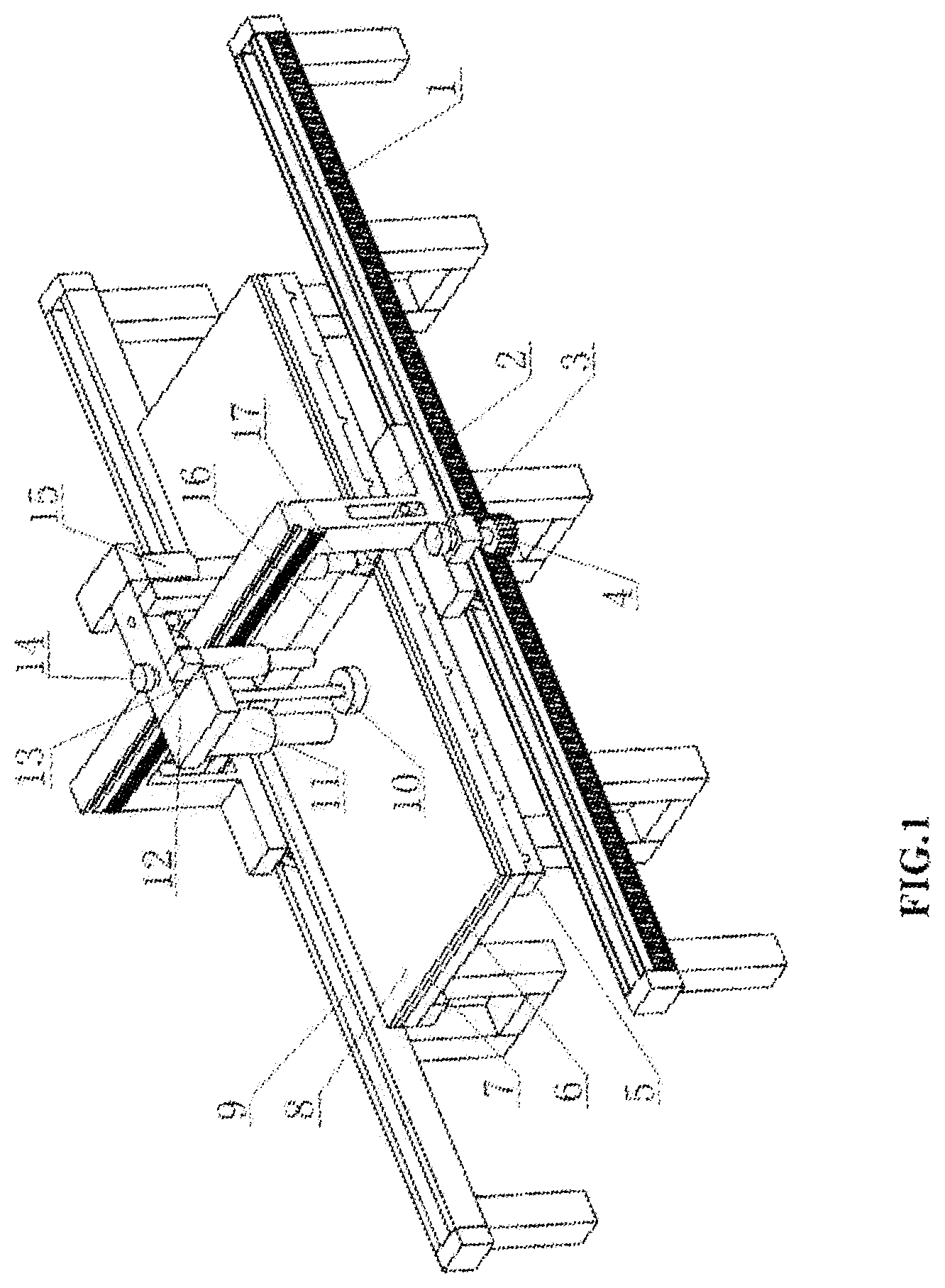 Patent US11787004 Figure 1 – Steel backing plate wiredrawing equipment and method