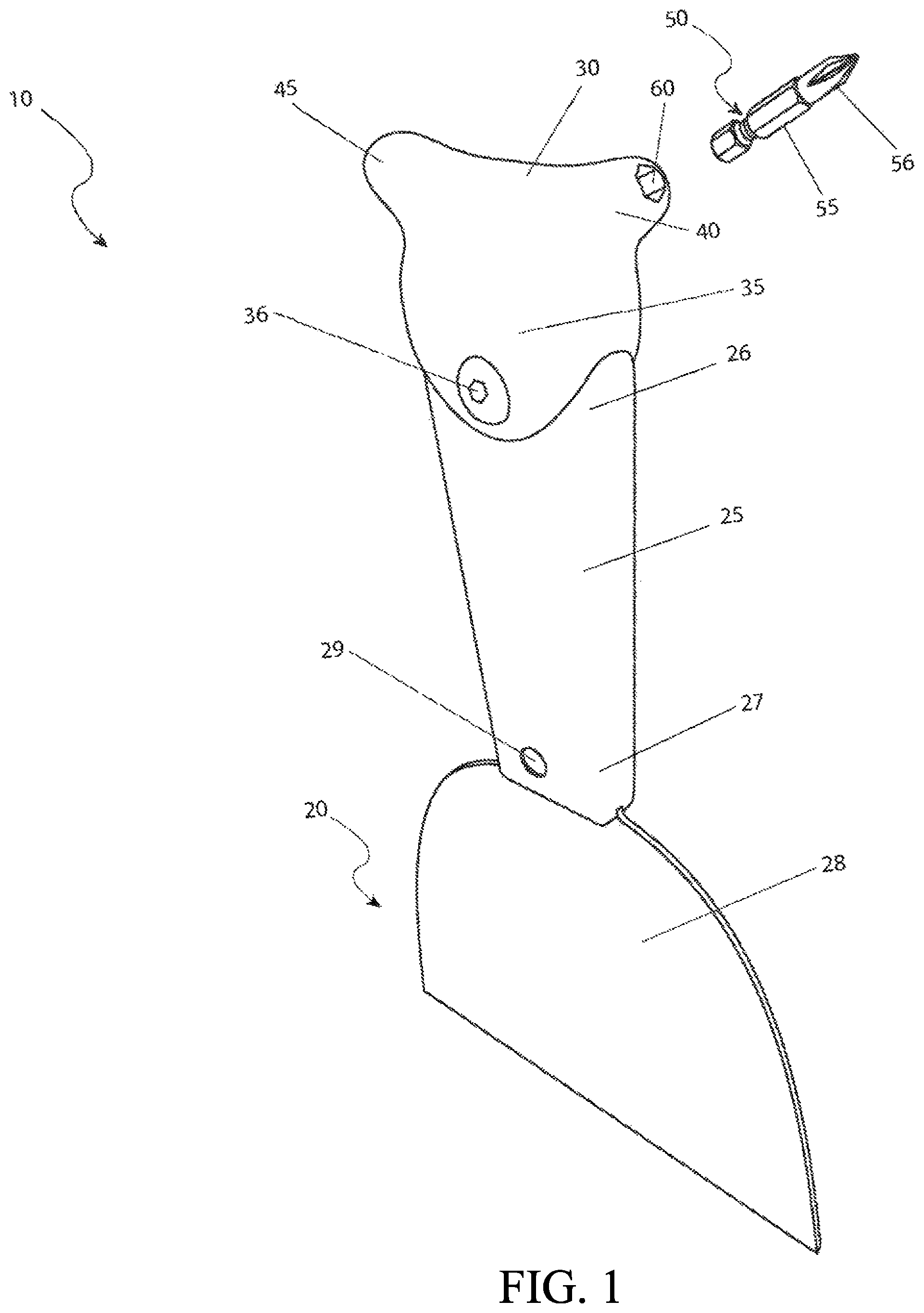 Patent US11787031 — Multi-functional drywall implement — Figure 1