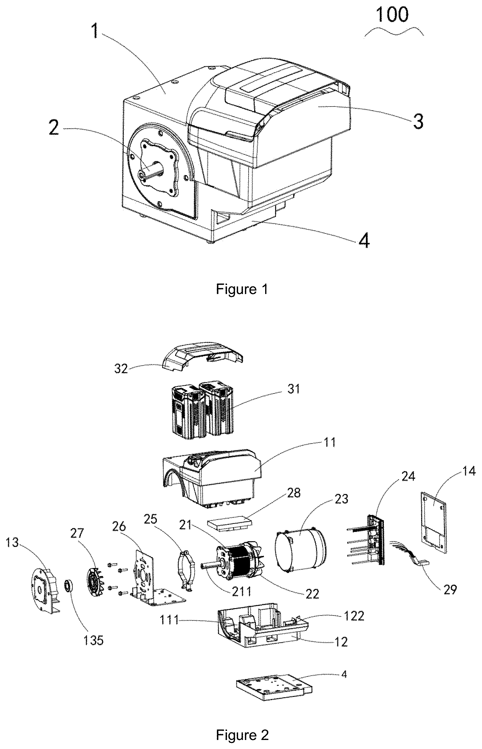 Patent US11787034 — Power head and outdoor power equipment using the same — Figure 1
