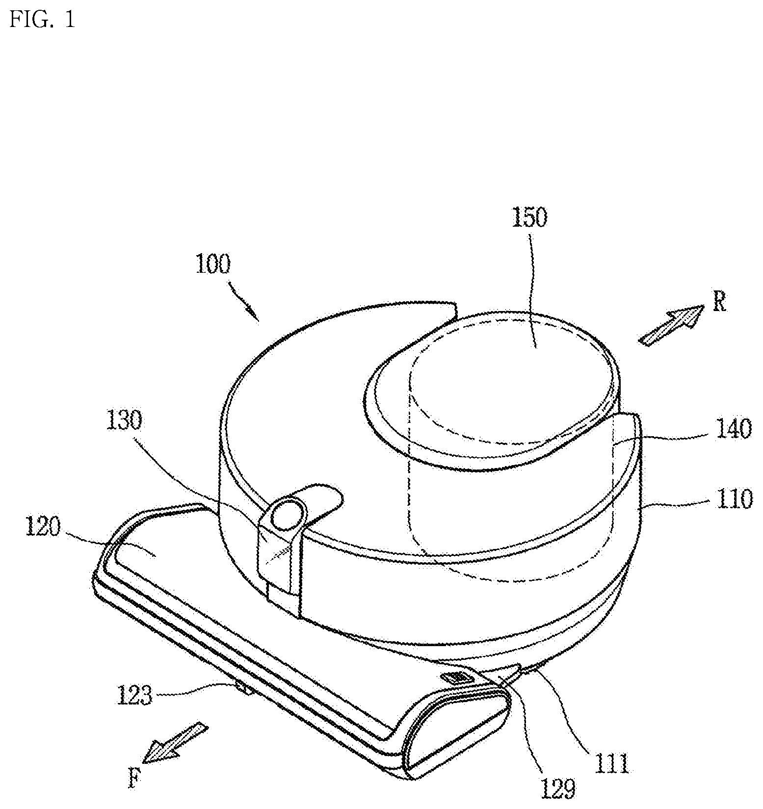 Patent US11787041 — Mobile robot and method of controlling a plurality of mobile robots — Figure 1