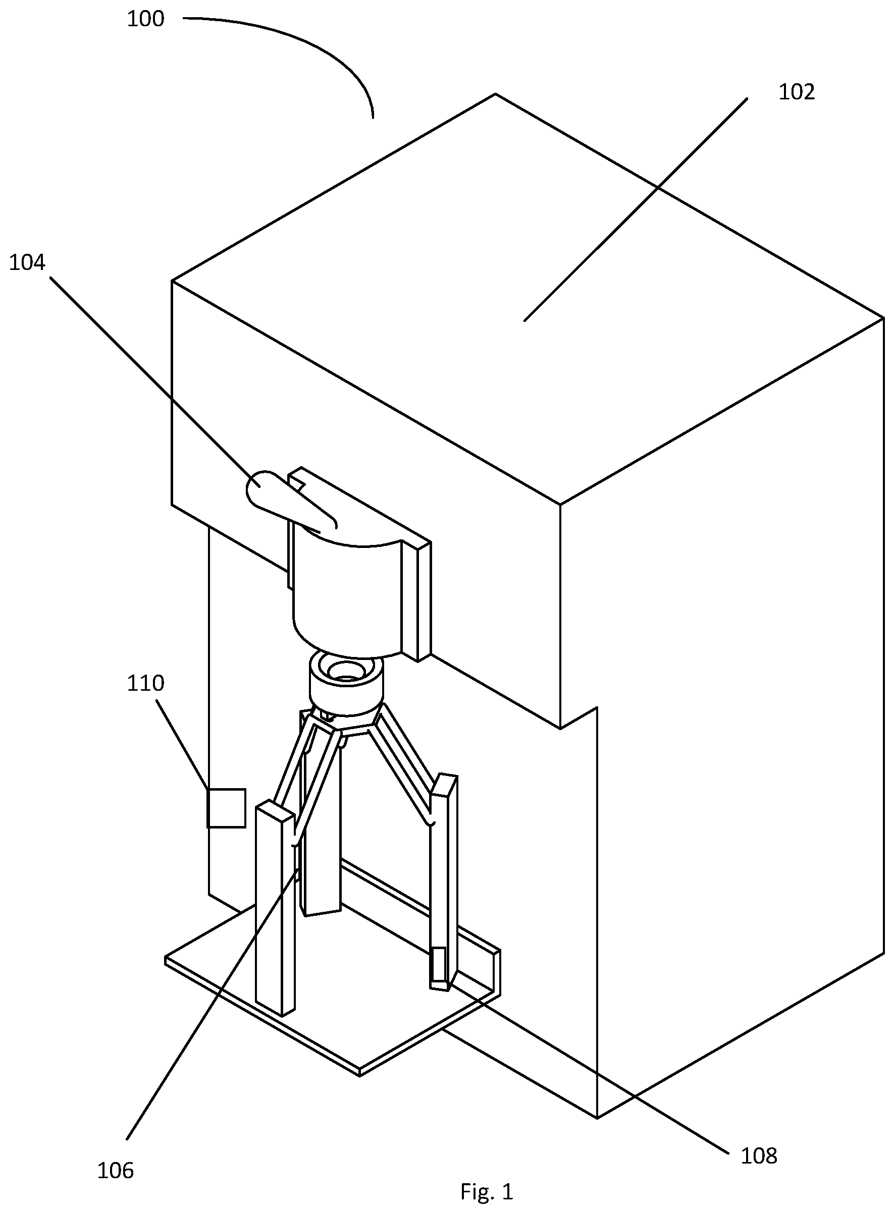 Patent US11787064 — Mass-controlled viscous material deposition system, apparatus and method — Figure 1