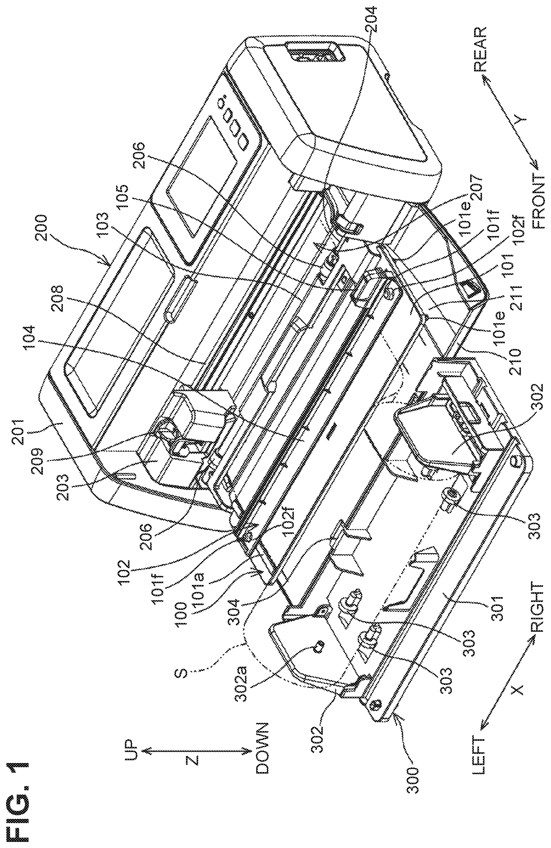 Patent US11787077 Figure 1 – Sheet feeder