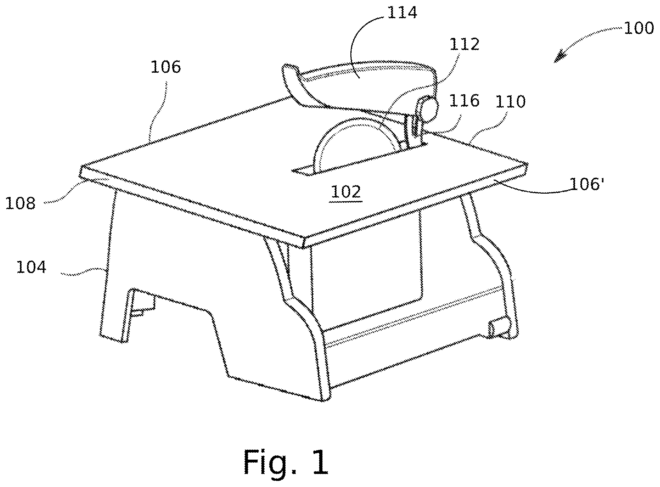 Patent US11787079 — Table saw blade safety system — Figure 1