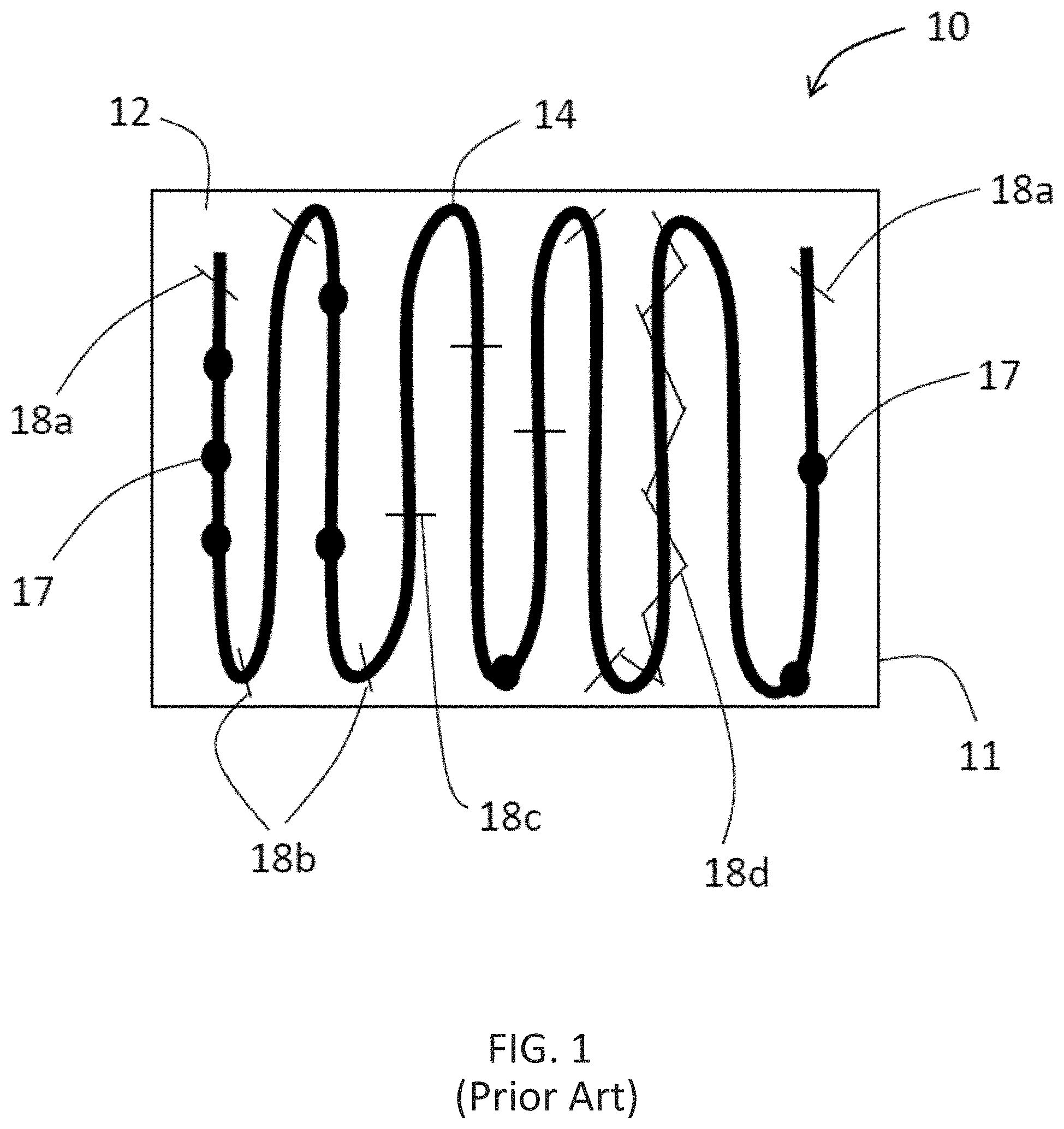 Patent US11787087 — Three dimensional preform created by preconsolidation of thermal plastic stitched sheet — Figure 1