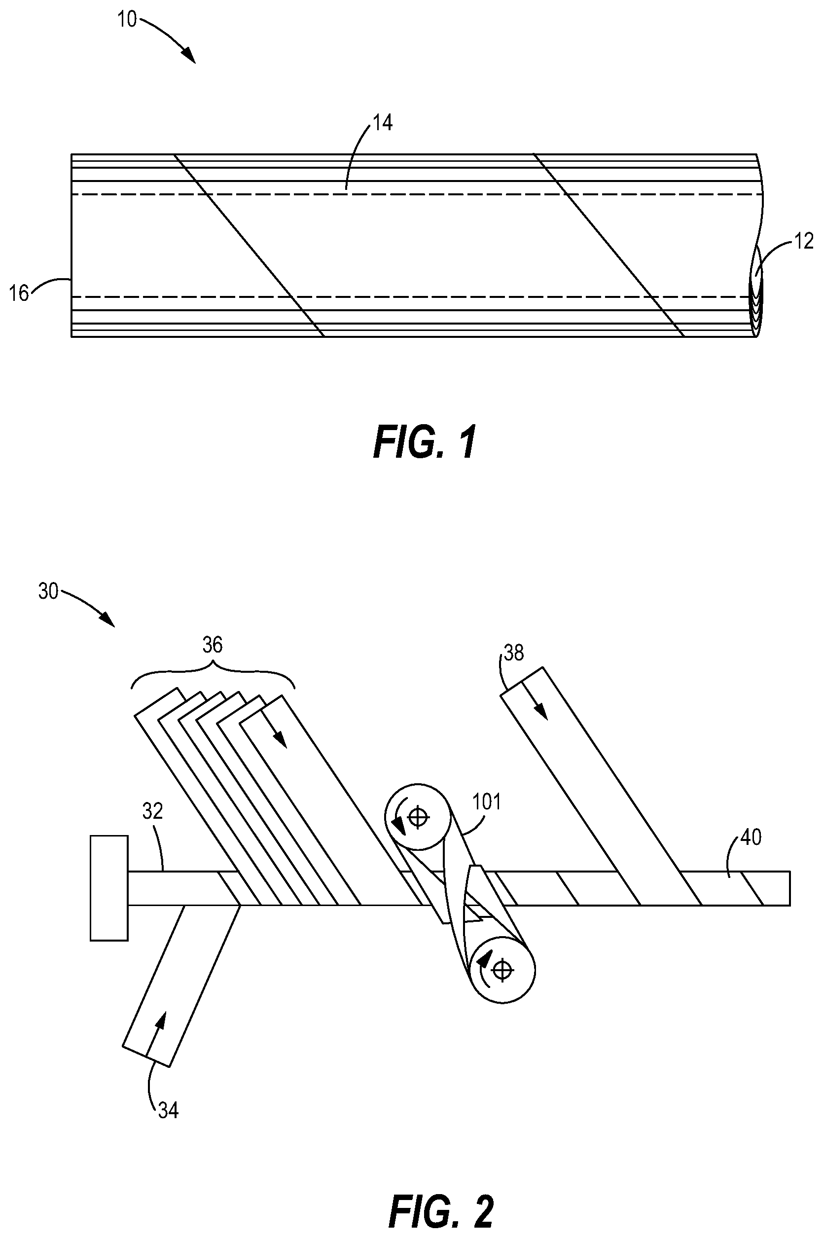 Patent US11787103 Figure 1 – Core with improved chuck interaction