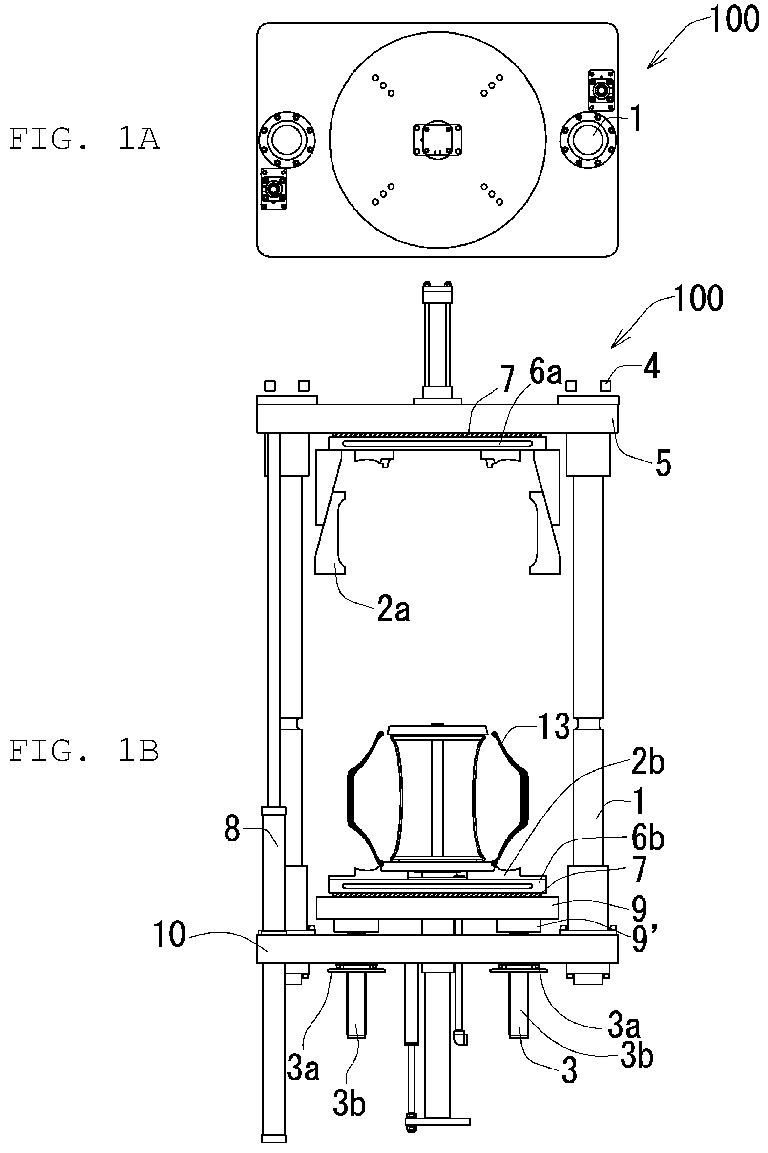 Patent US11787139 — Tire curing apparatus and tire curing method — Figure 1