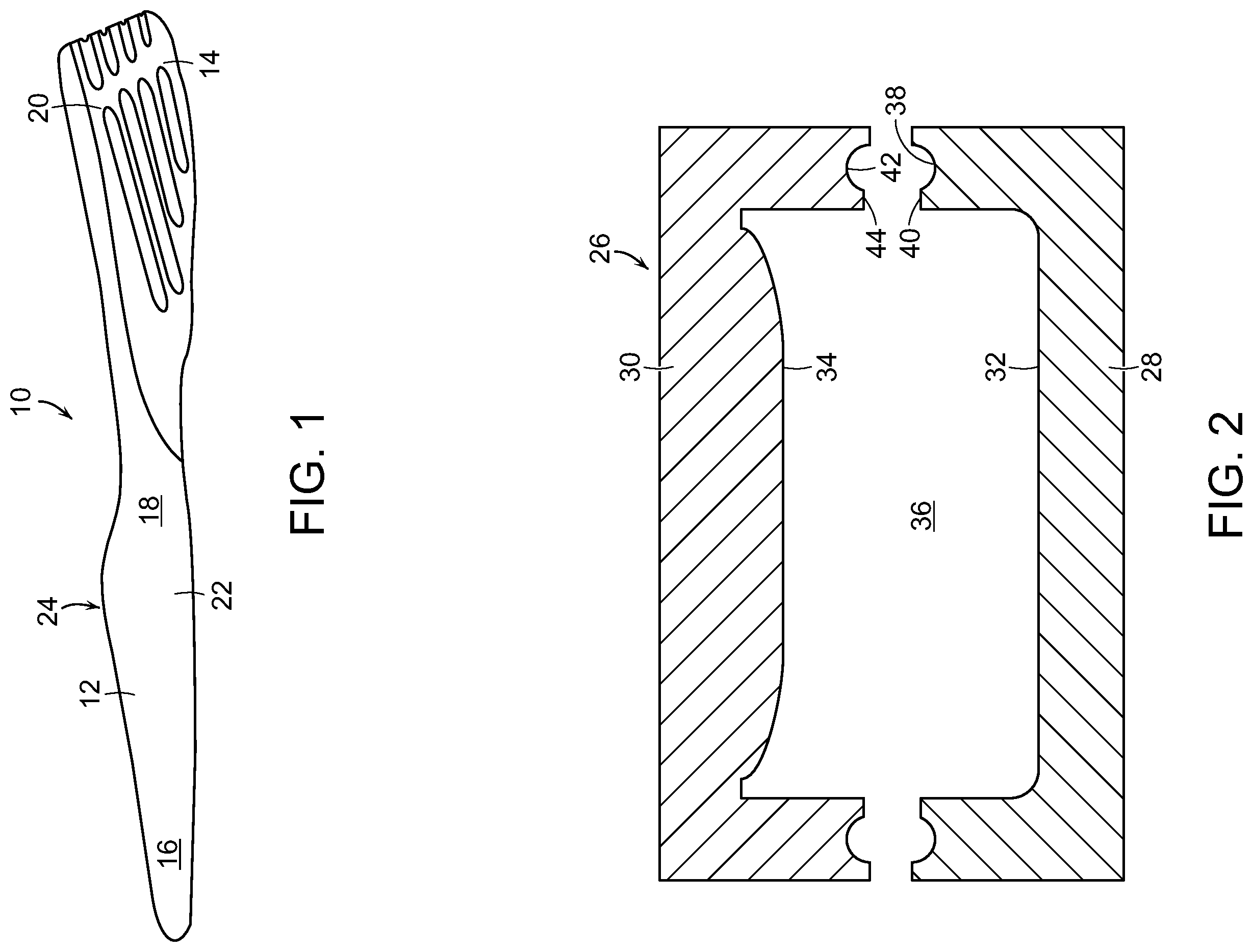 Patent US11787142 — Midsole for an article of footwear formed from preforms and method for manufacturing same — Figure 1