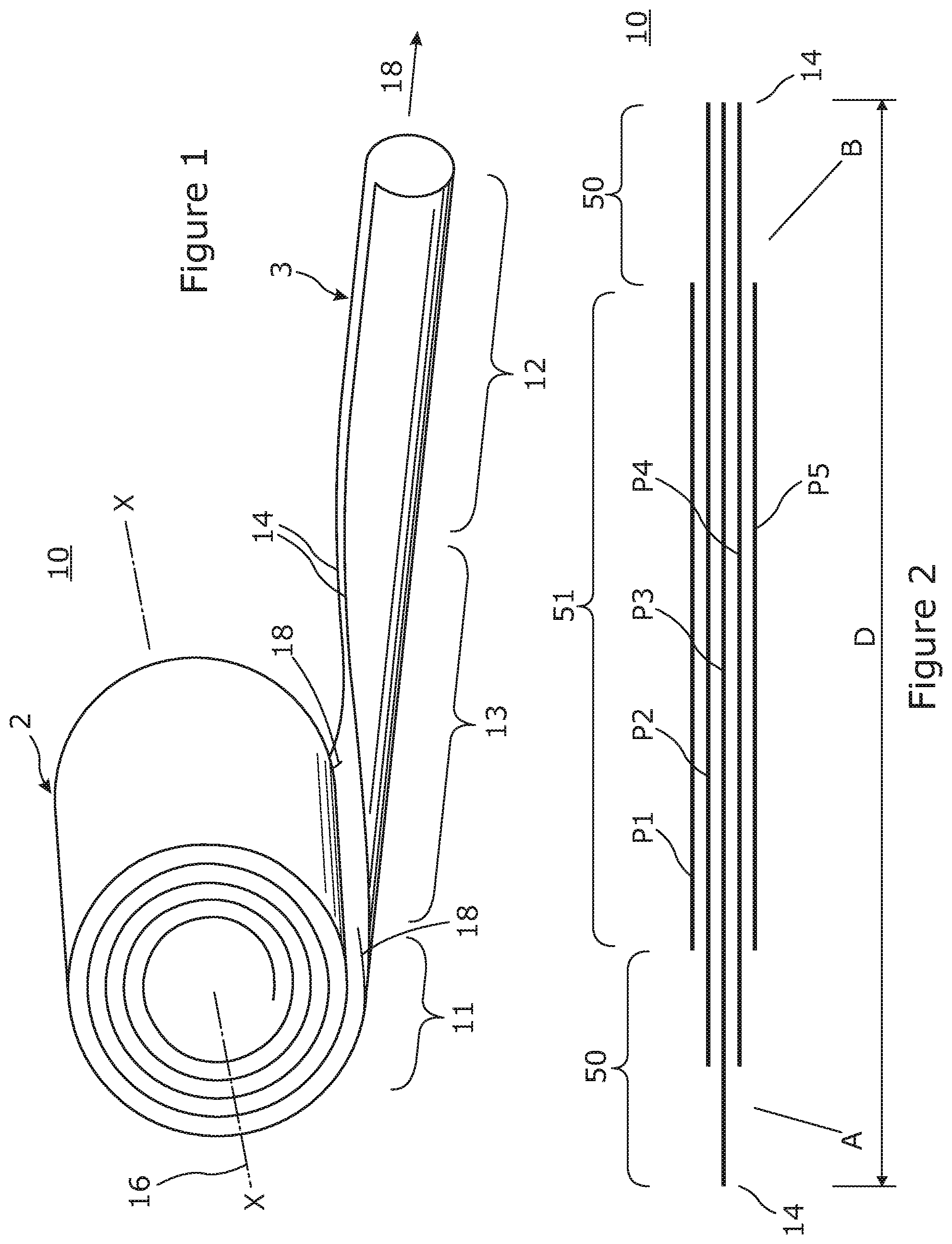 Patent US11787160 — Slit tube extendible members and methods for manufacturing same — Figure 1