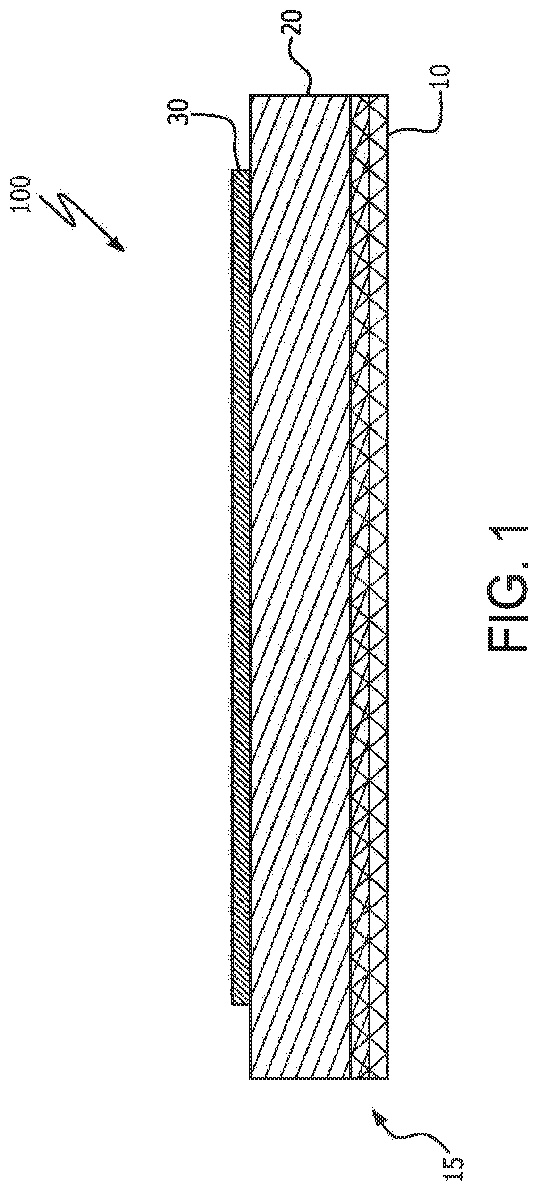 Patent US11787163 — Dielectric composite with reinforced elastomer and integrated electrode — Figure 1