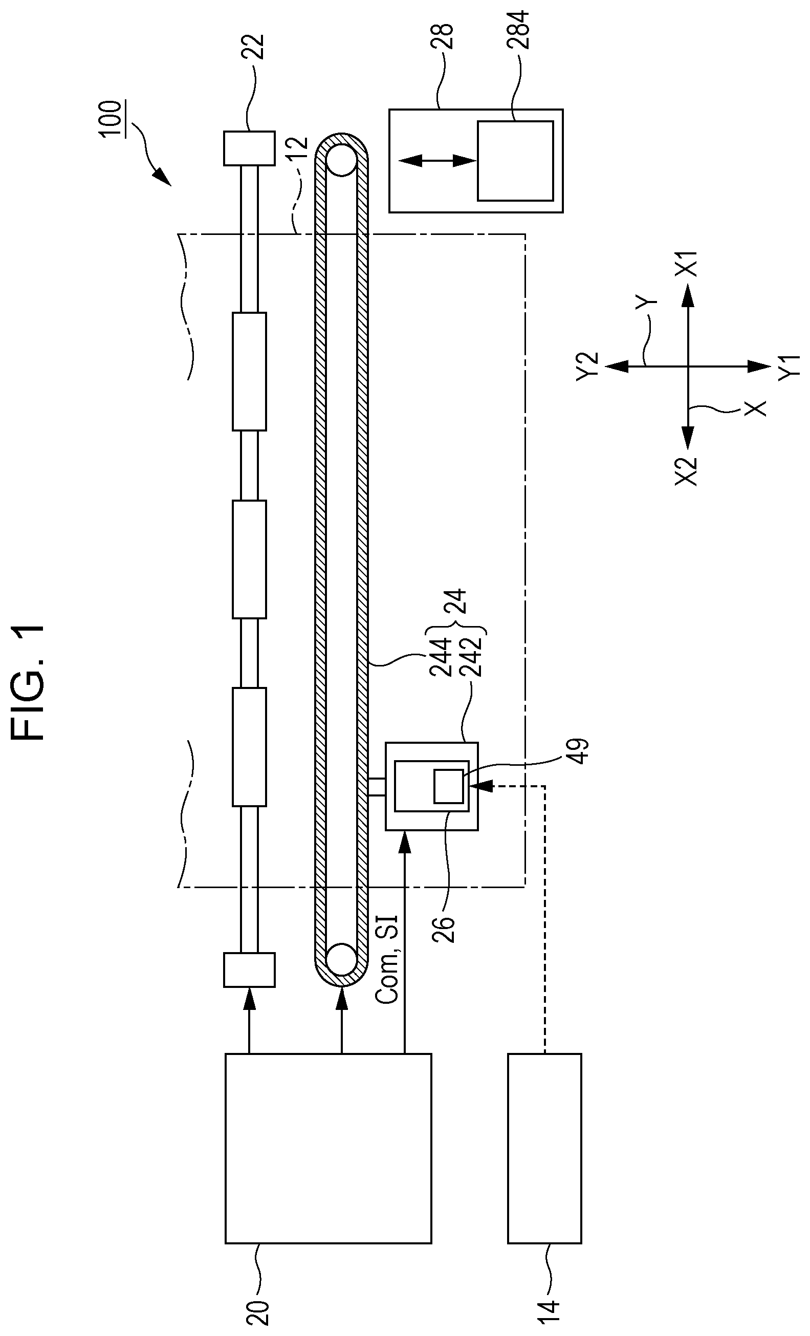 Patent US11787177 — Liquid ejecting head and liquid ejecting apparatus — Figure 1