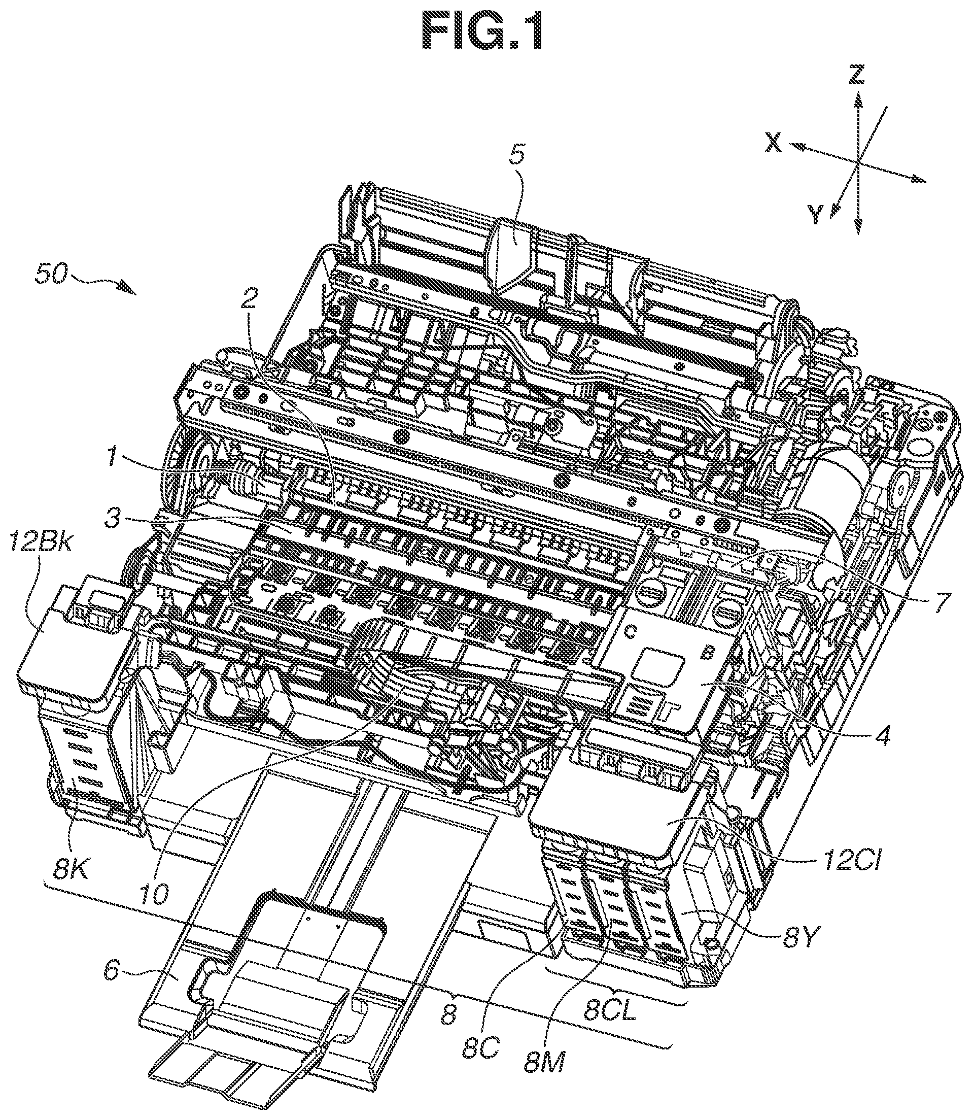 Patent US11787184 — Recording apparatus — Figure 1
