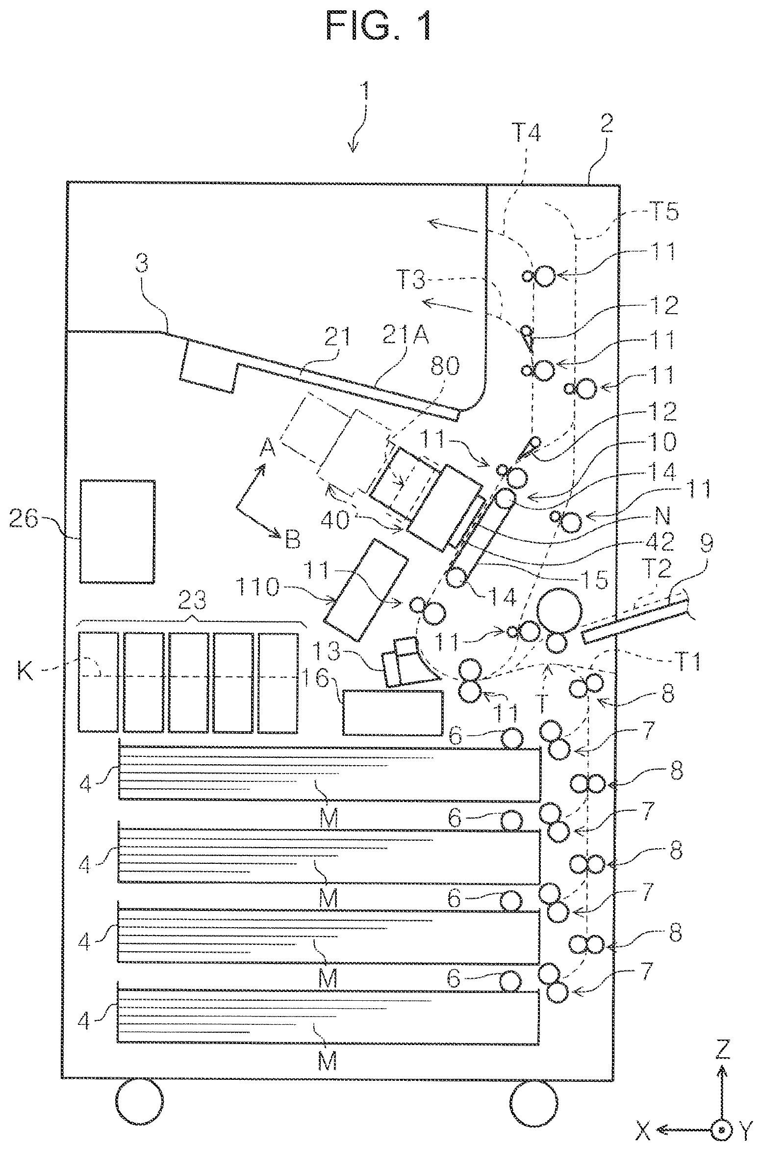Patent US11787186 — Printing apparatus — Figure 1
