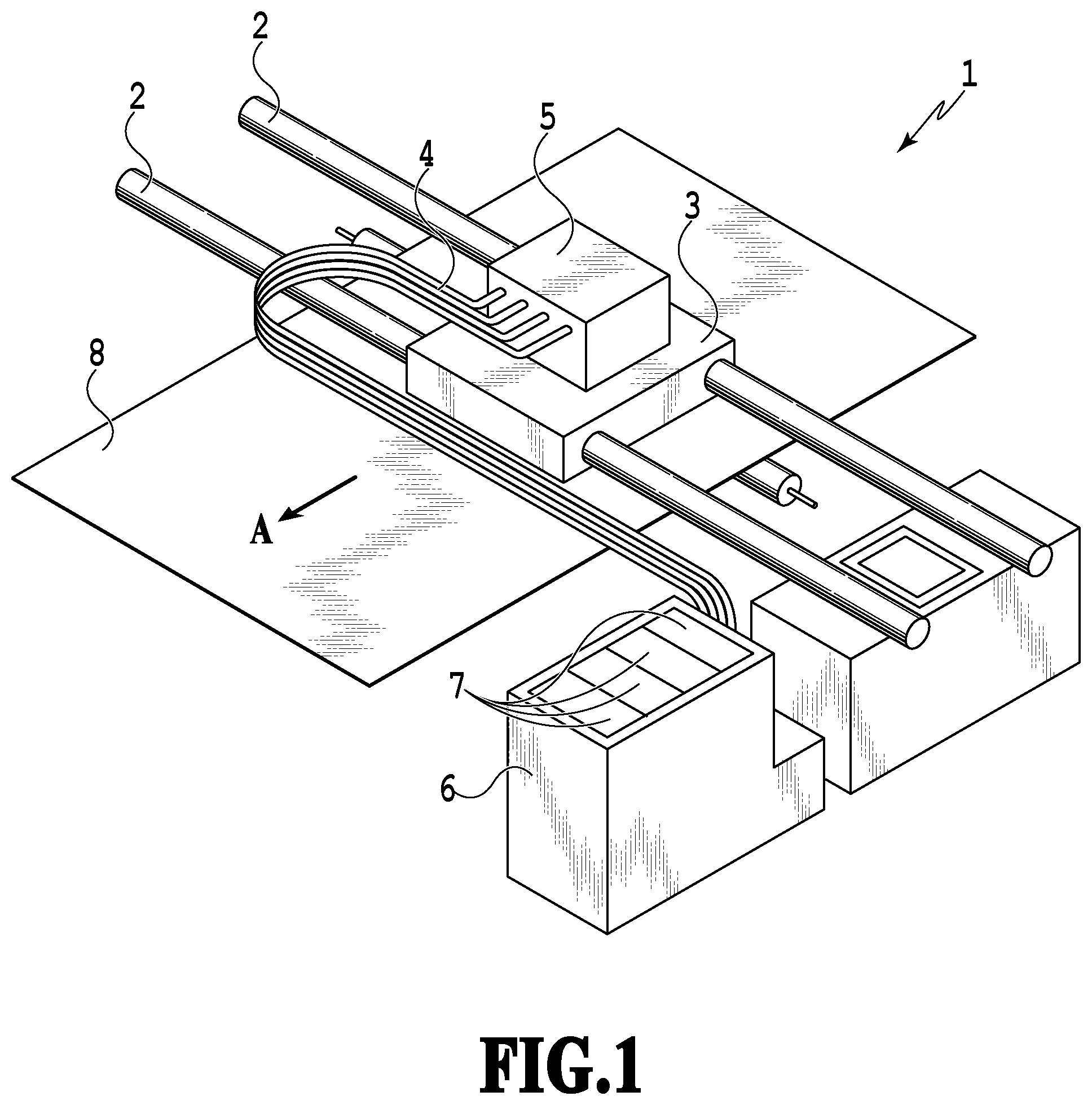 Patent US11787189 — Liquid ejecting head and liquid ejecting apparatus — Figure 1