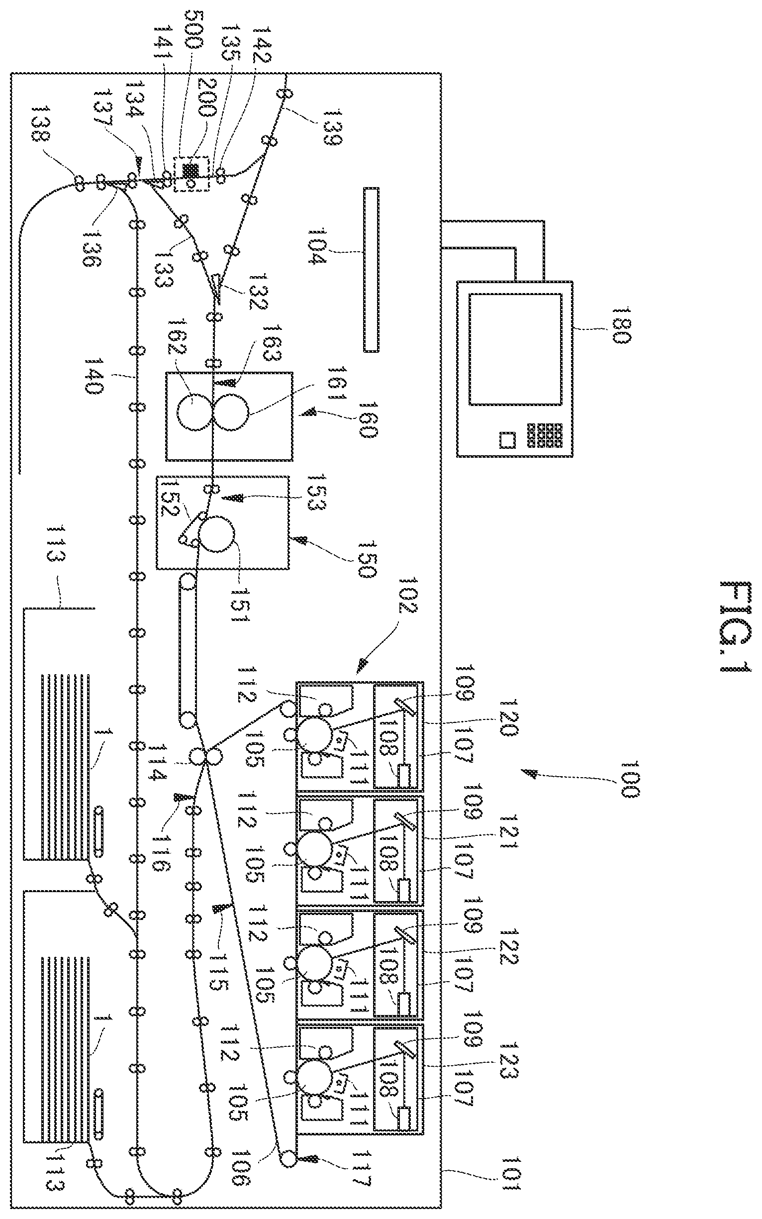 Patent US11787197 — Image forming apparatus and measurement apparatus — Figure 1