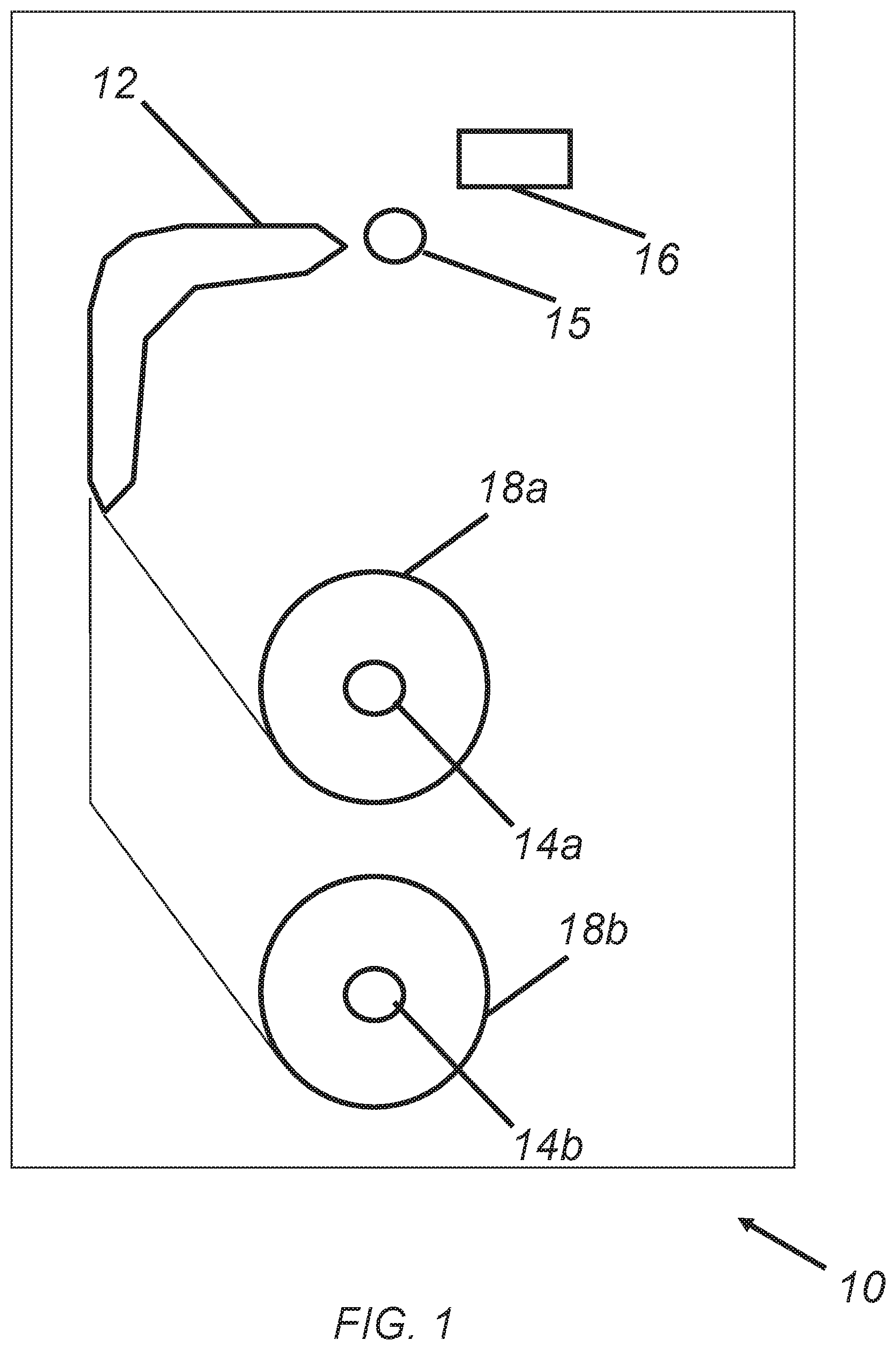 Patent US11787208 — Printing device with modular assembly including elastic elements — Figure 1