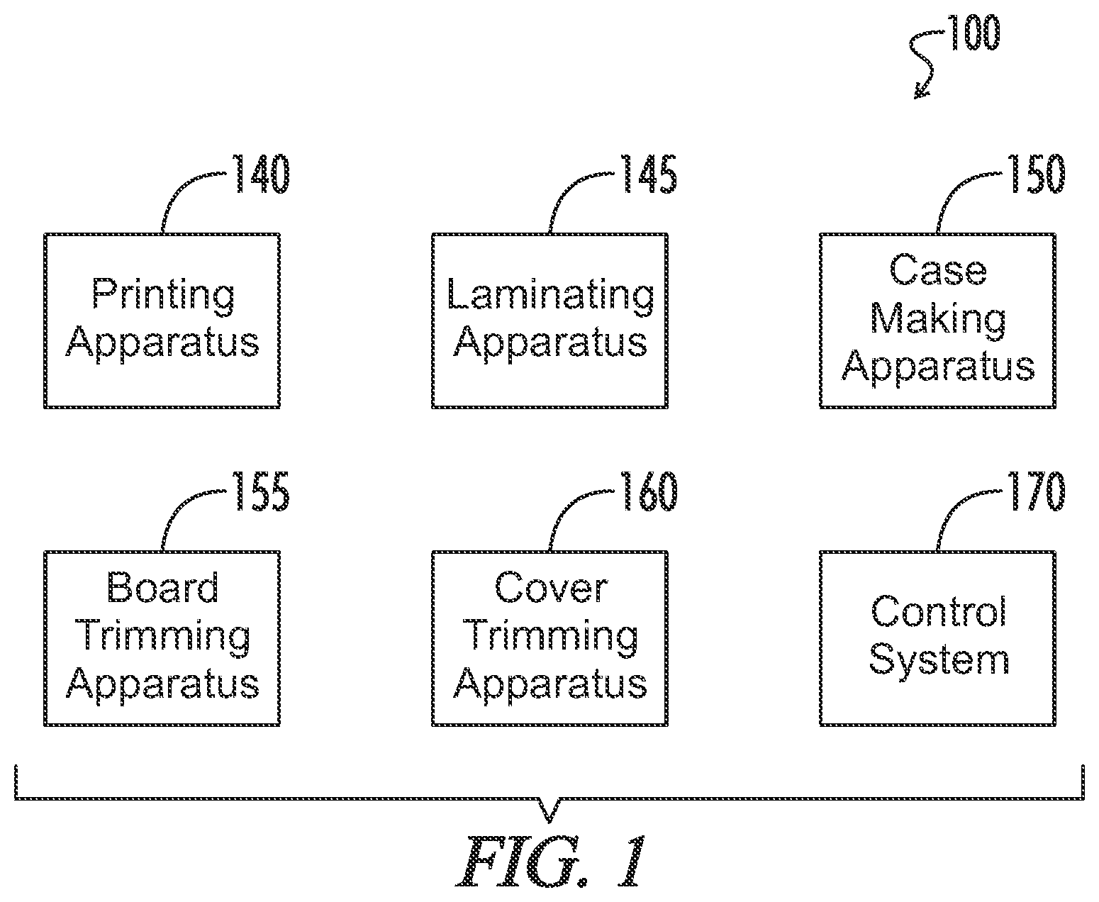 Patent US11787218 — Book cover embossing system and method — Figure 1