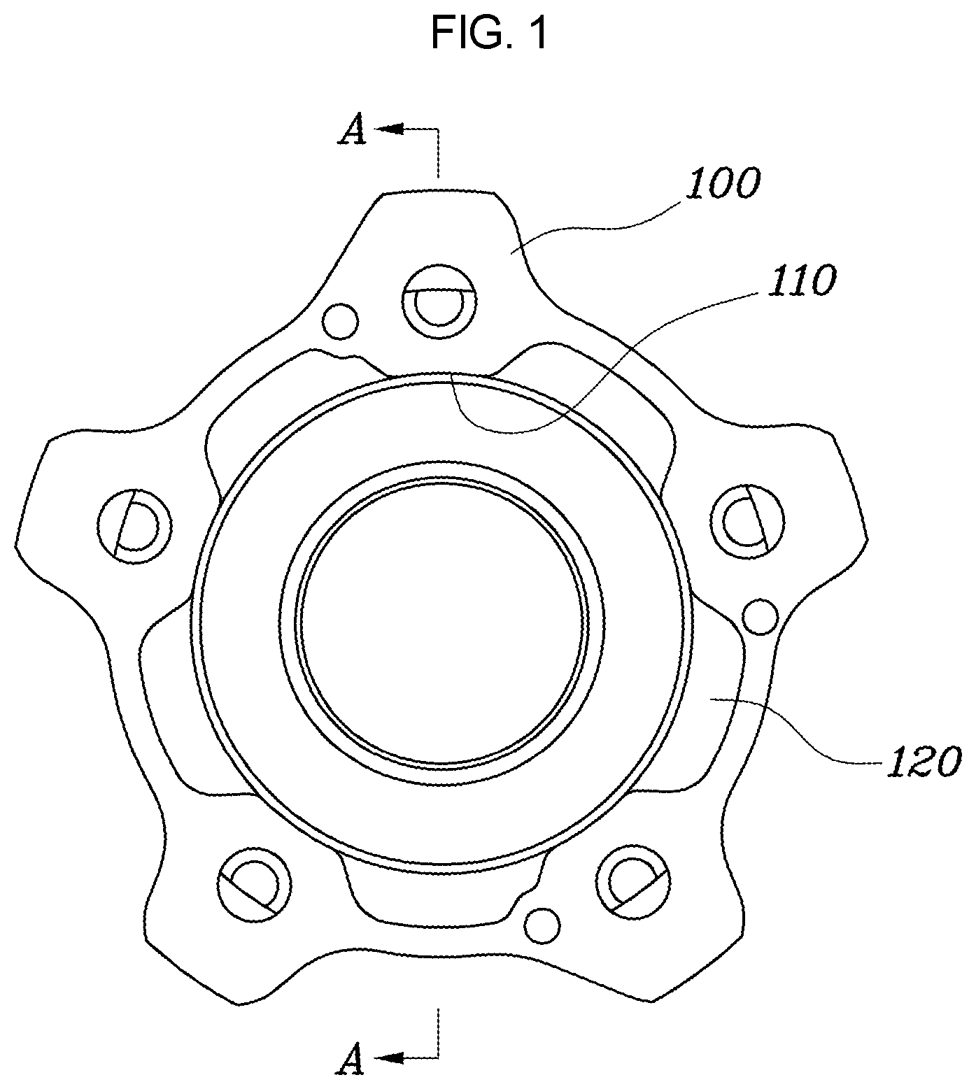 Patent US11787231 — Hub built-in type constant velocity joint — Figure 1