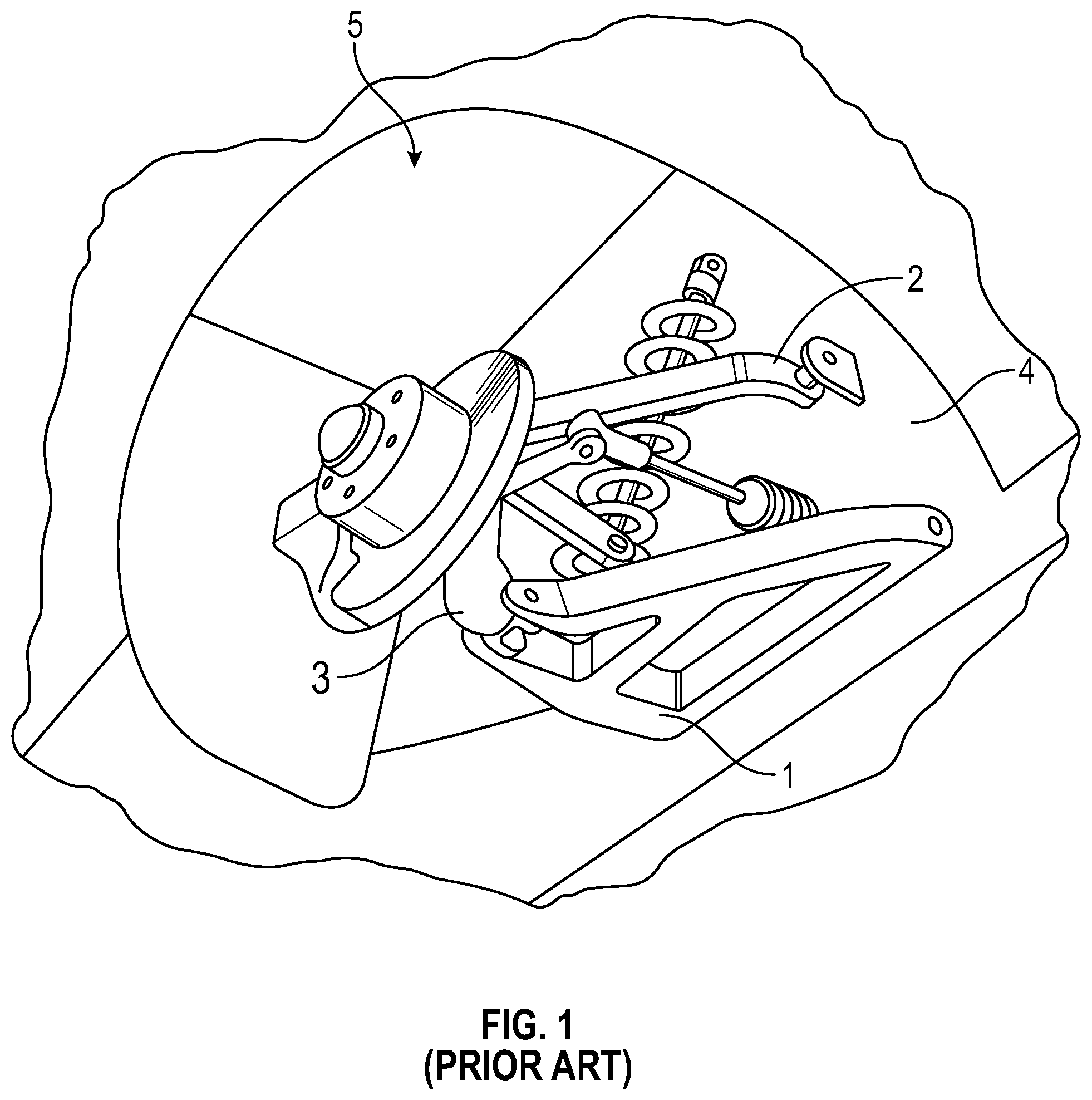 Patent US11787252 Figure 1 – Weldless vehicular suspension control arm