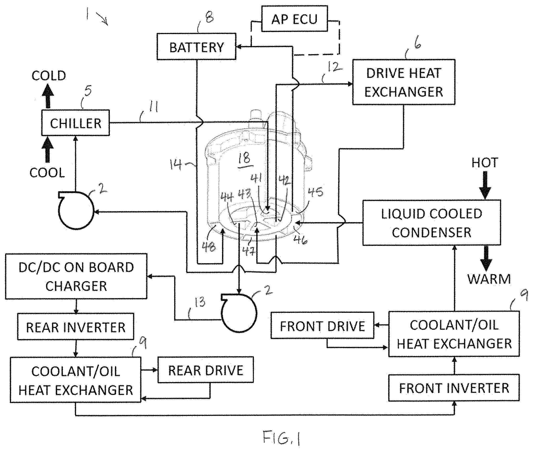 Patent US11787261 — Multi-port rotary valve — Figure 1