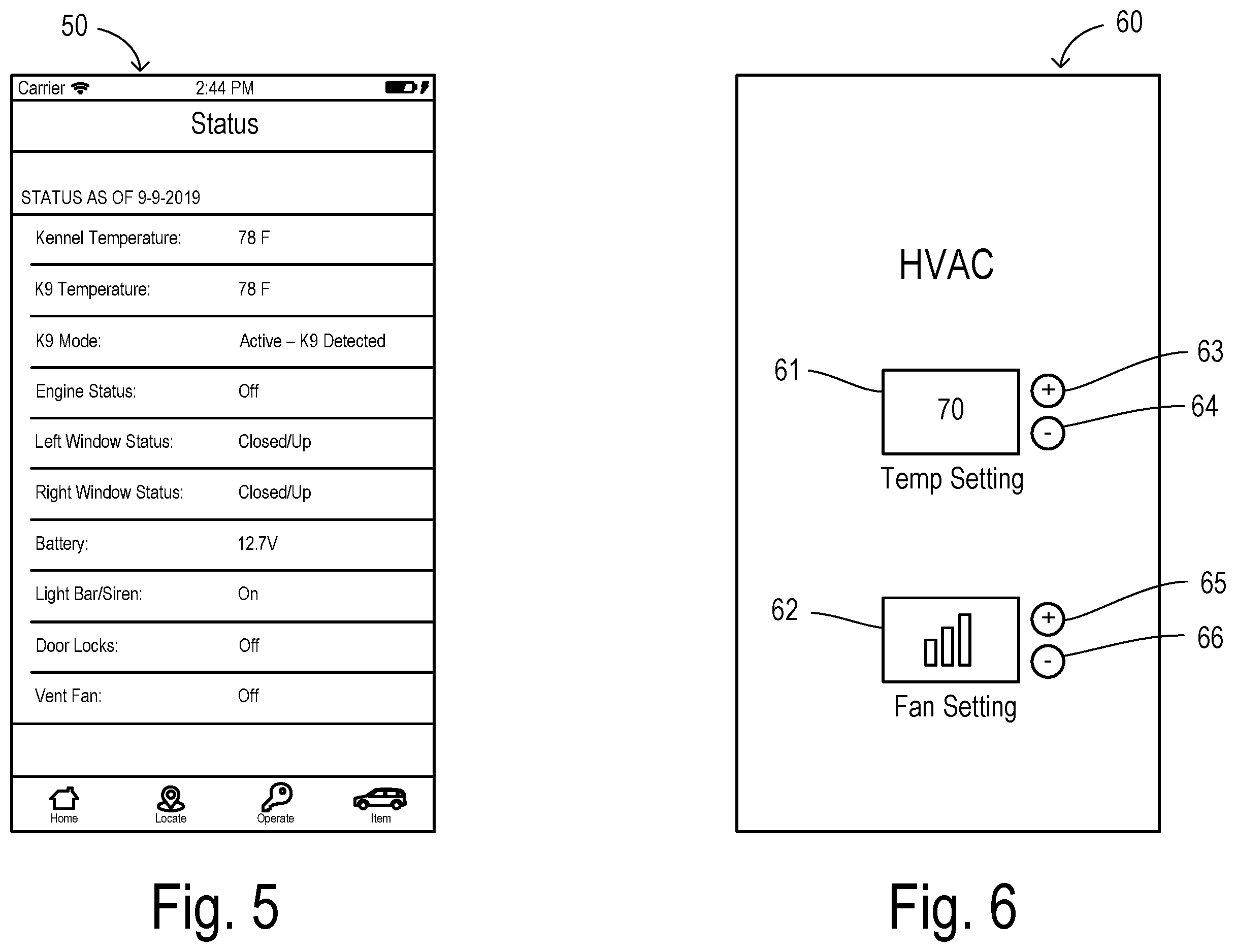 Patent US11787263 Figure 3 – Climate control validation for K9 police vehicles