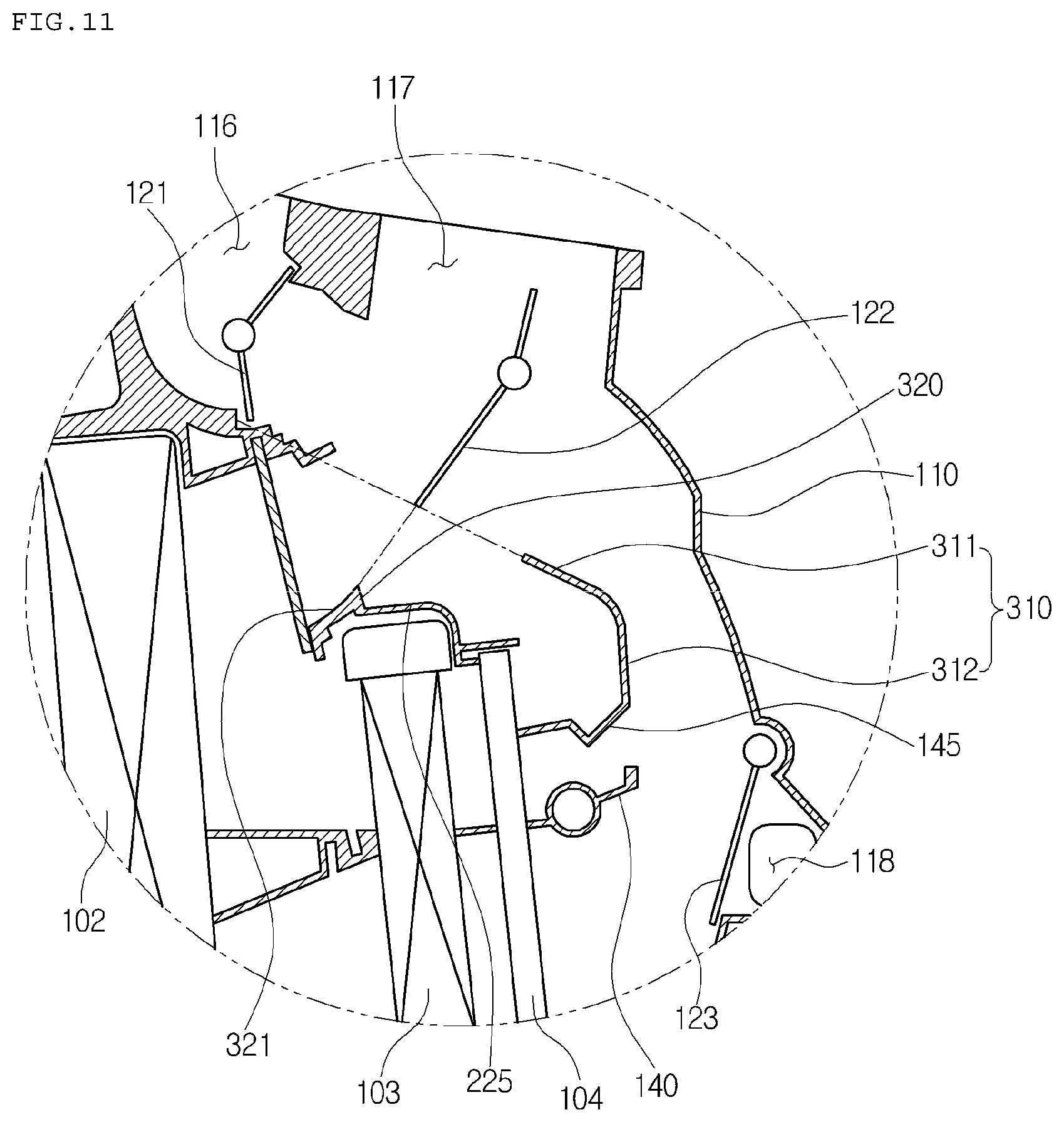 Patent US11787264 Figure 10 – Air conditioner for vehicle