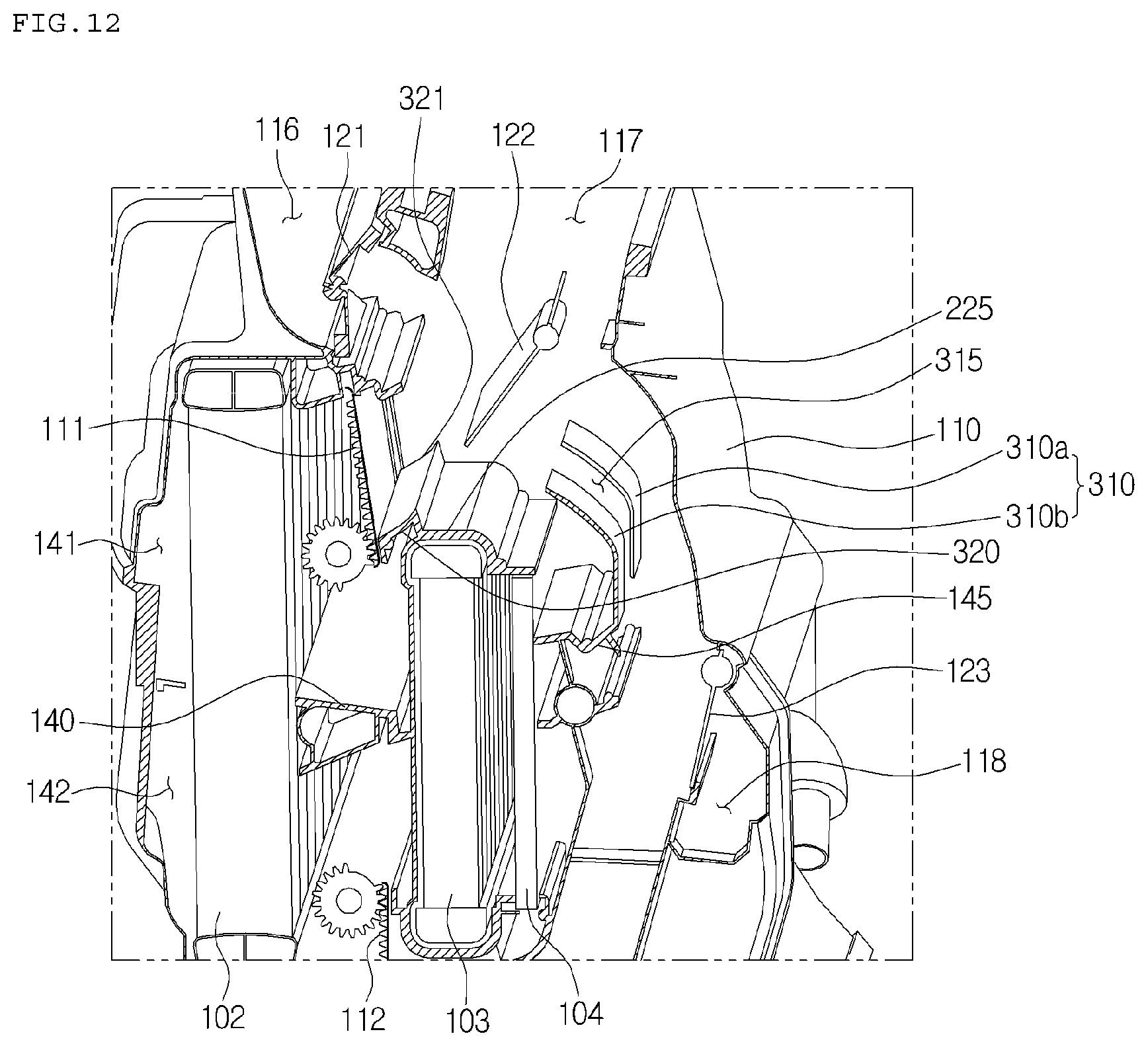 Patent US11787264 Figure 11 – Air conditioner for vehicle