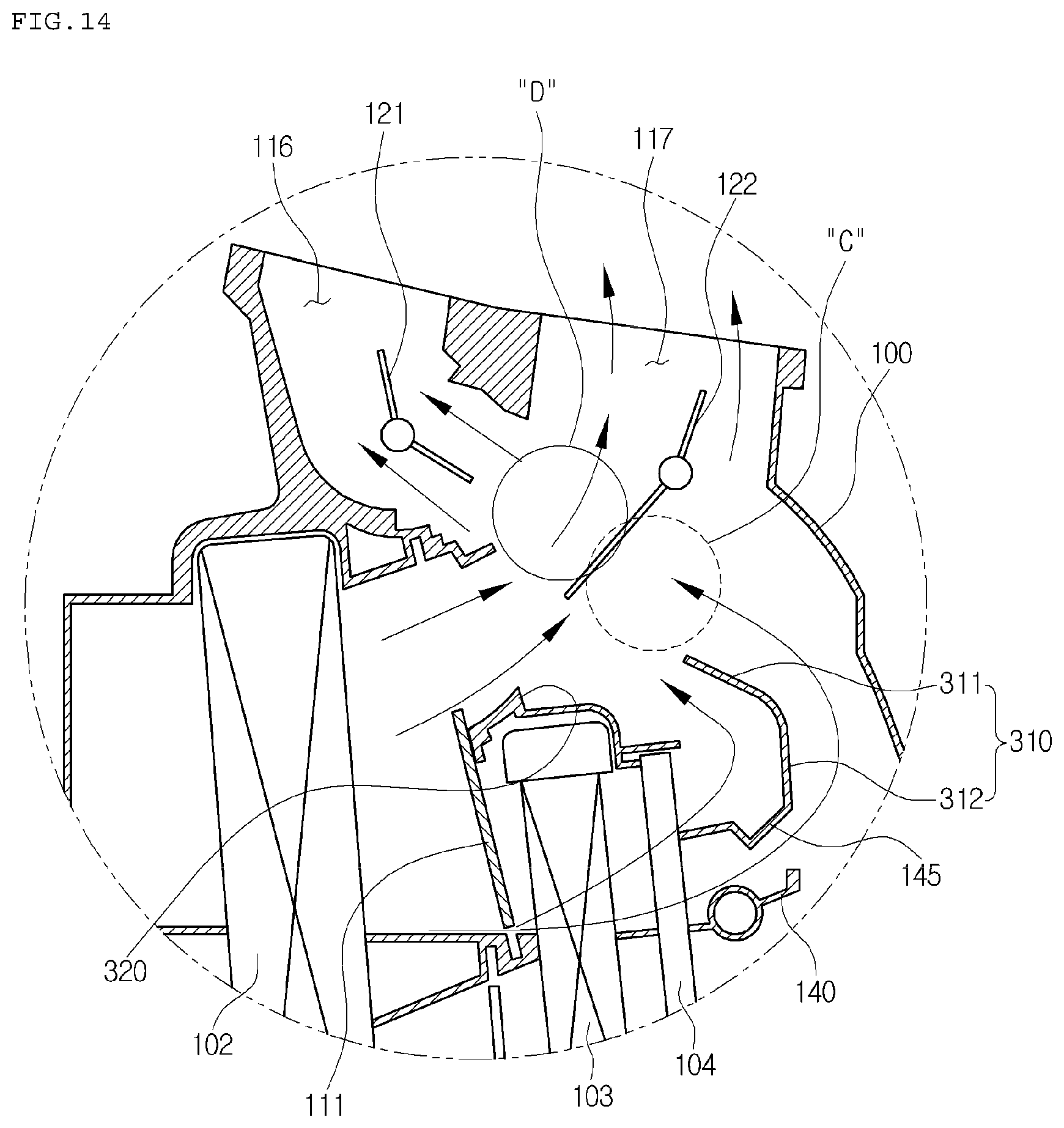 Patent US11787264 Figure 13 – Air conditioner for vehicle