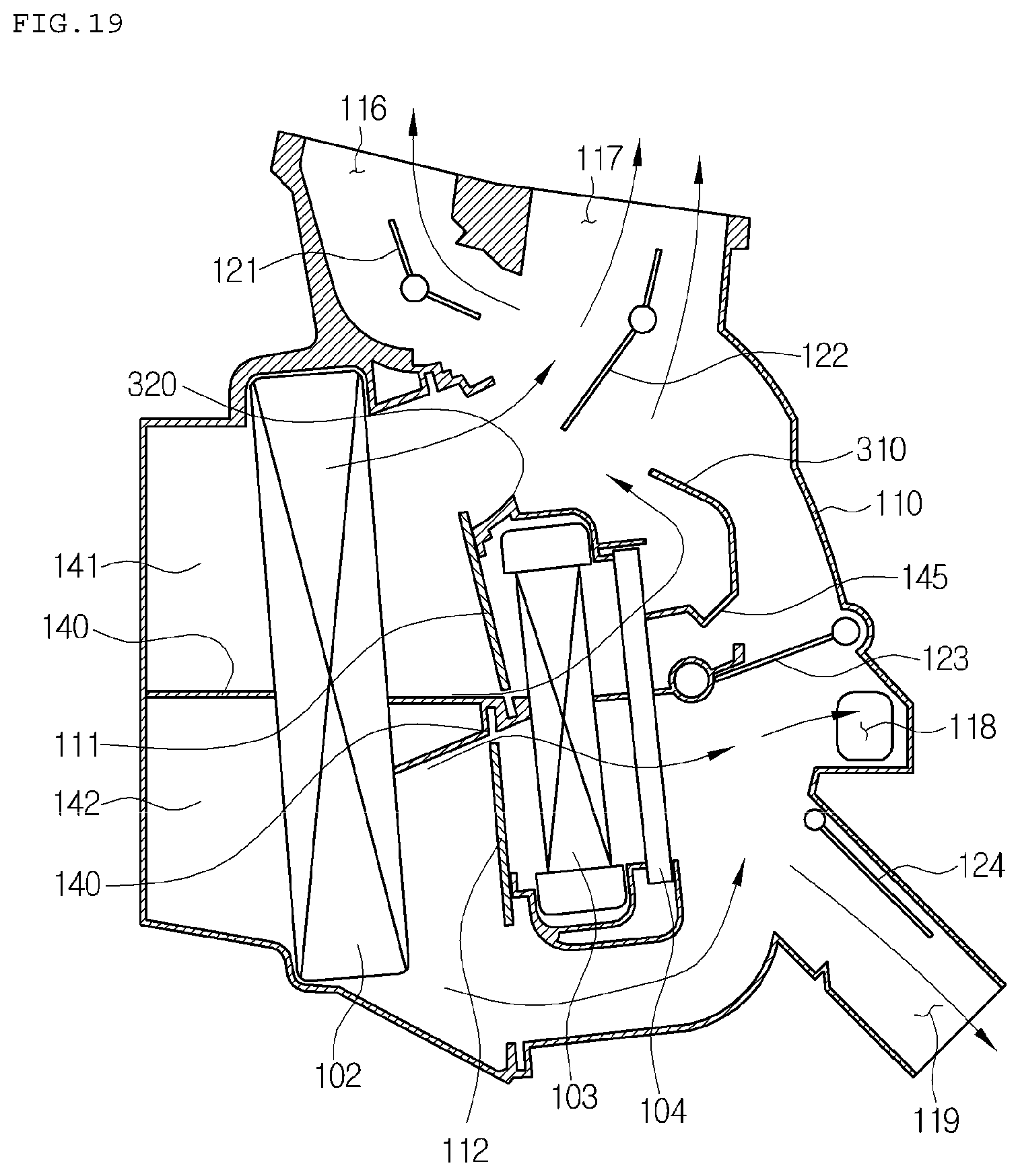 Patent US11787264 Figure 18 – Air conditioner for vehicle