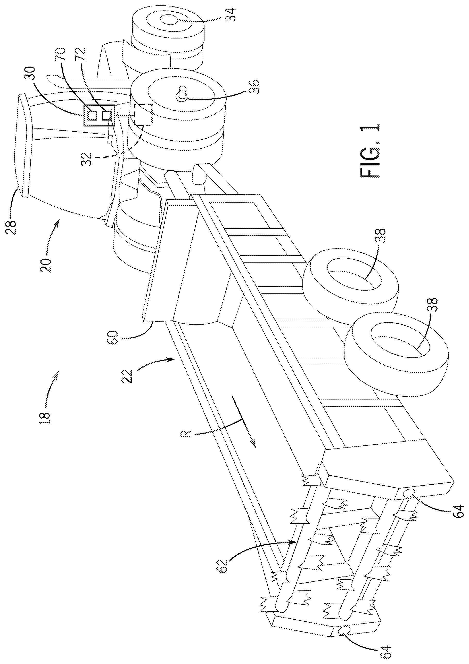 Patent US11787275 — Electric drive with hydraulic mounting interface — Figure 1