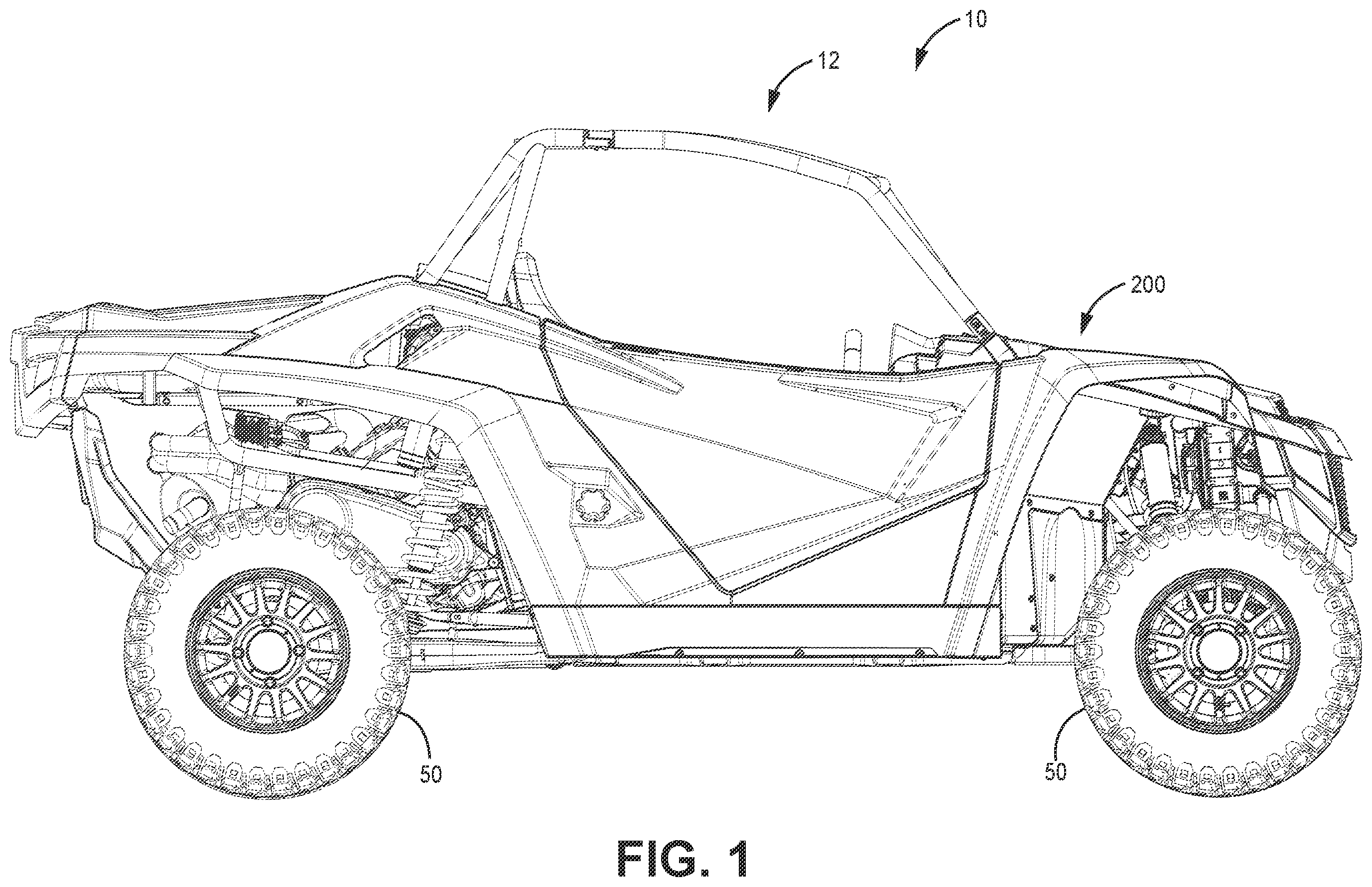 Patent US11787279 — Off-road recreational vehicle — Figure 1