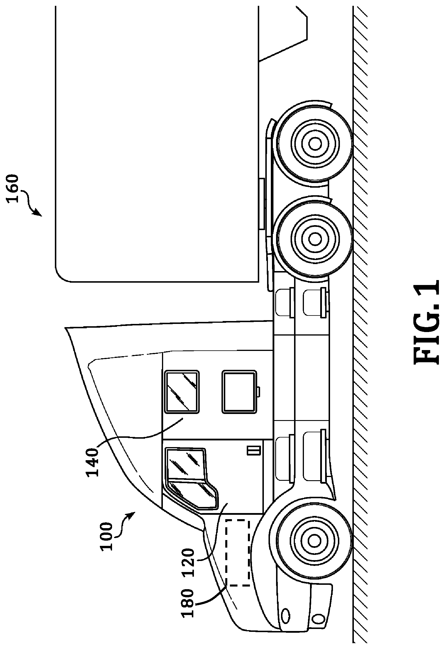 Patent US11787280 — Systems and methods for reducing efficiency losses associated with powering vehicle accessories — Figure 1
