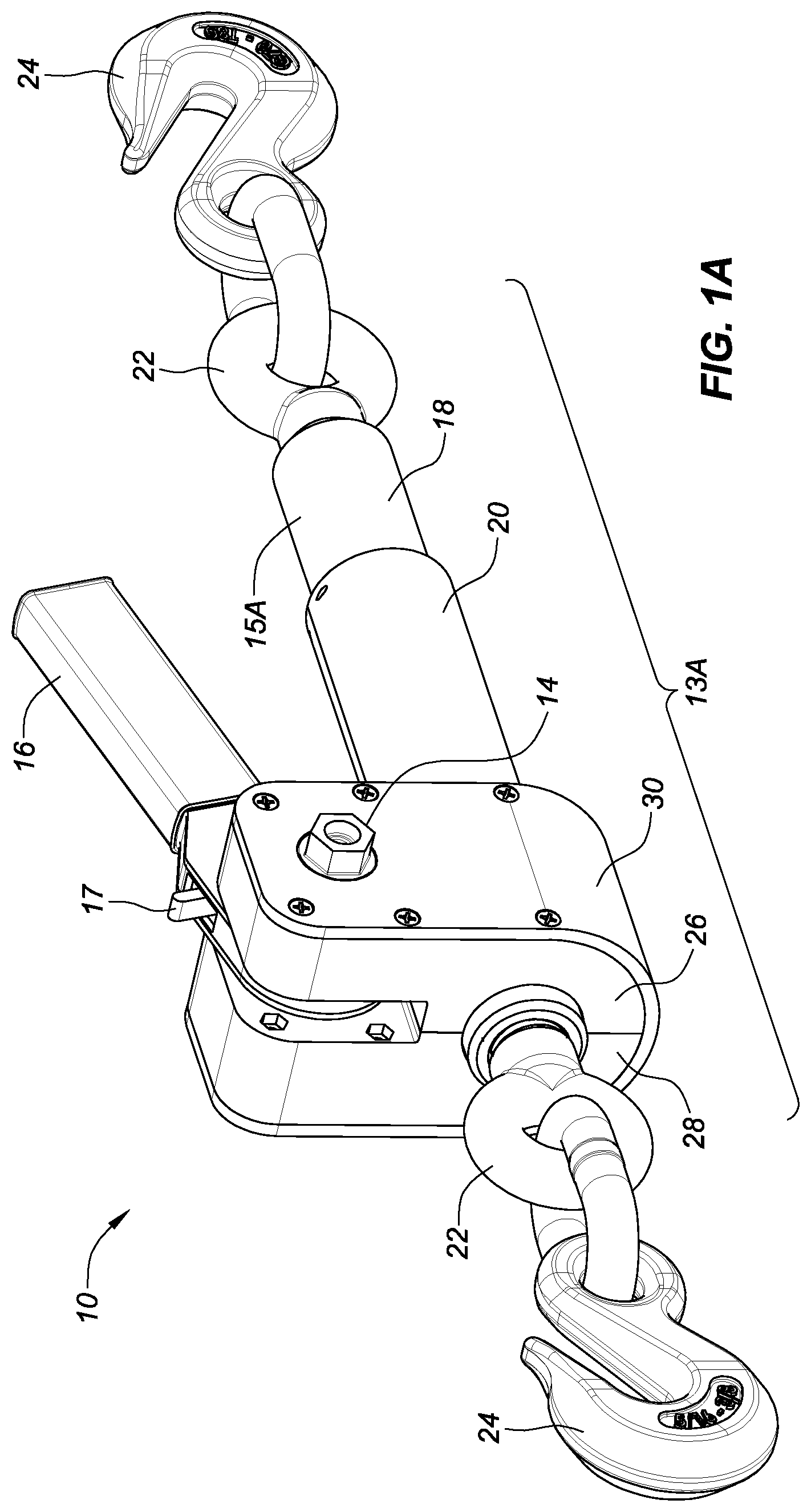 Patent US11787328 — Load binder apparatus and method of using — Figure 1
