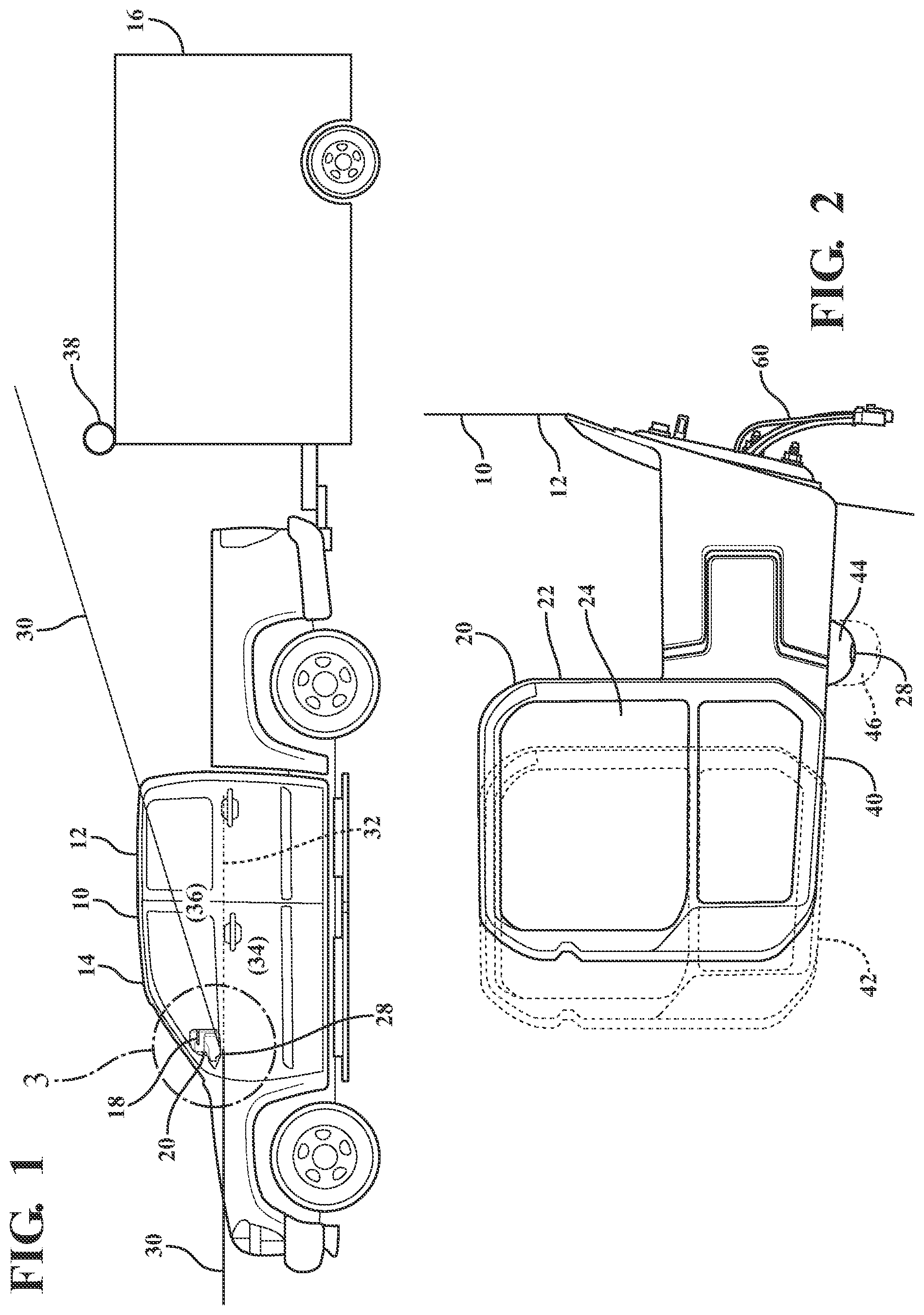 Patent US11787340 — Sideview mirror assembly with an extendable camera — Figure 1