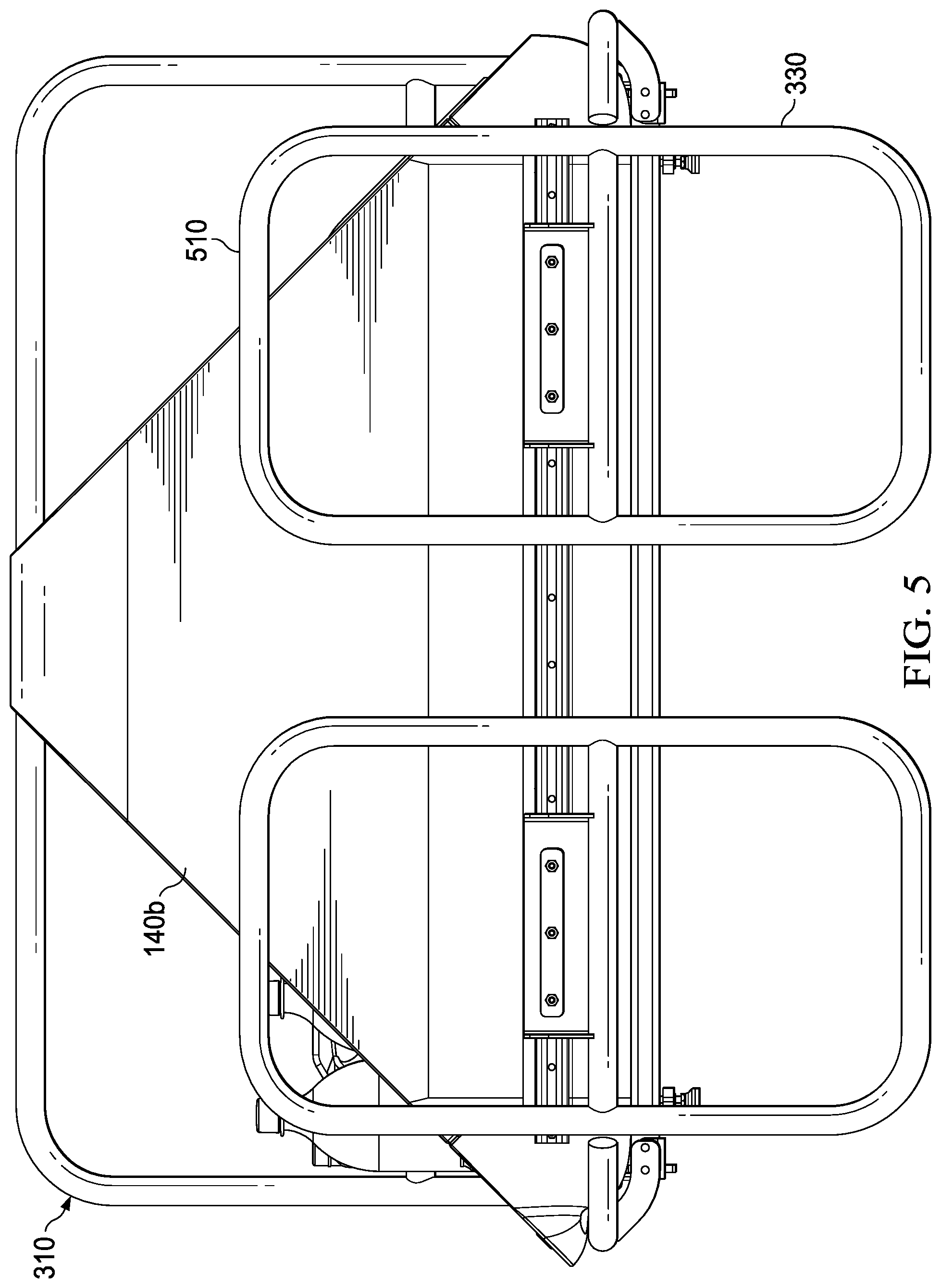 Patent US11787344 Figure 5 – Open interior delivery container