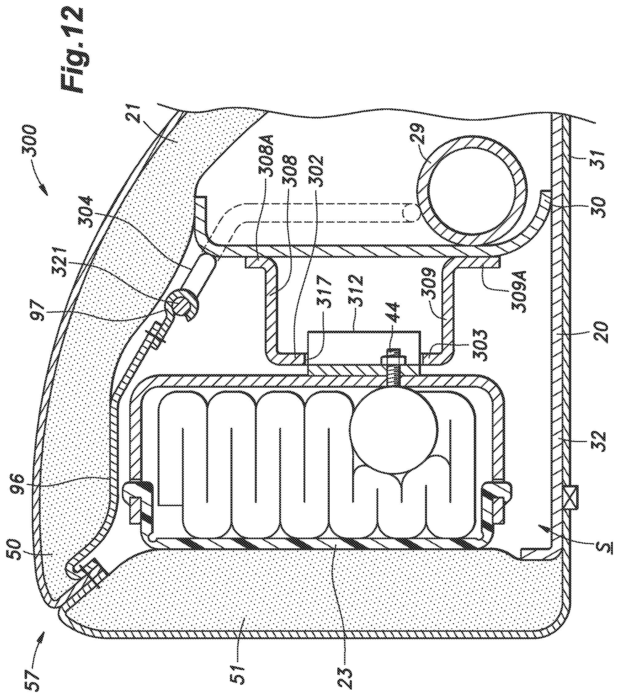 Patent US11787359 Figure 12 – Vehicle seat