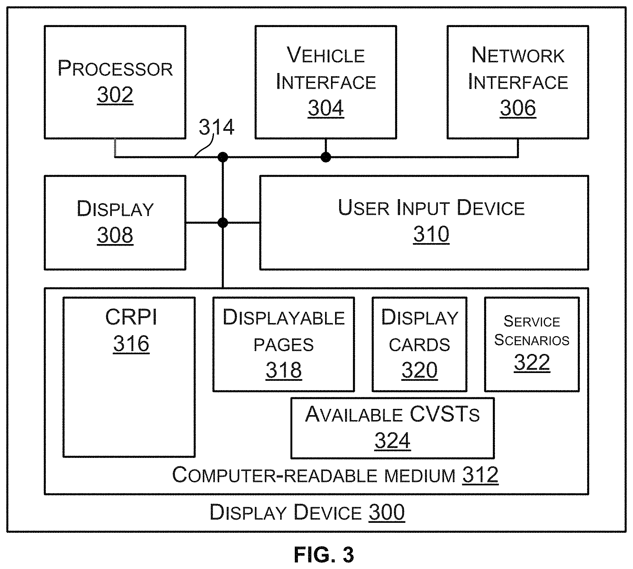 Patent US11787371 Figure 3 – Systems and methods of configuring vehicle service tools associated with display device based on operating condition of vehicle